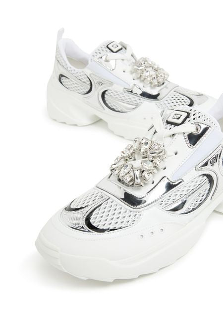 ROGER VIVIER Motor run ラインストーン テクニカルレースアップ スニーカー - Image 7