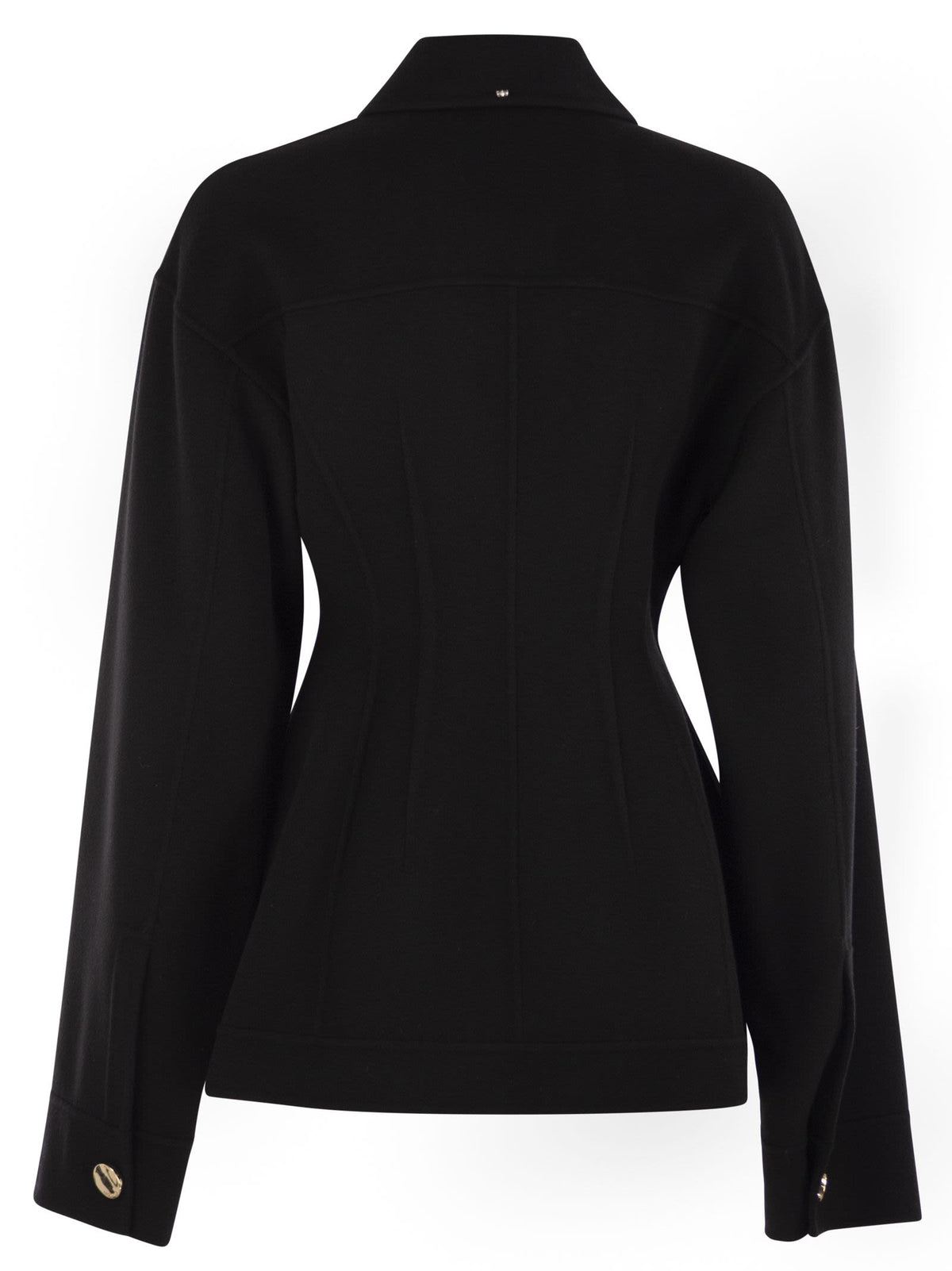 Sportmax SportMax EGEOタイトフィッティングウールカバン - Image 7