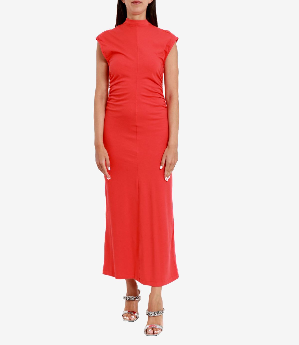 Msgm MSGMは赤いドレスを着ています - Image 7