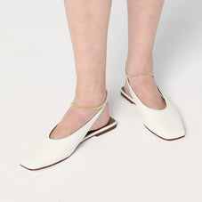 メッシュと革のAquazzura Margotブラックスリングバック - Image 7