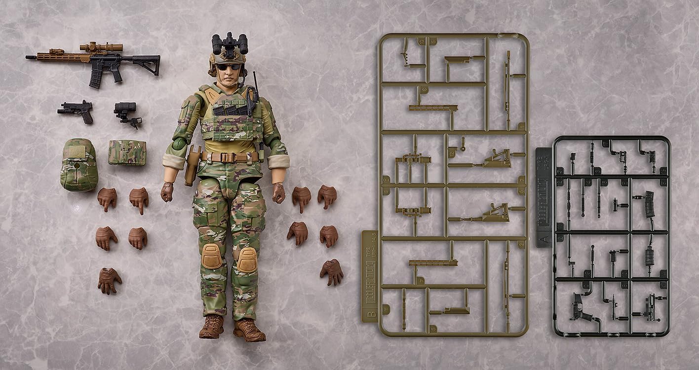 figma Little Armory Special Forces Non-Scale Plastic Pre-painted Action Figure