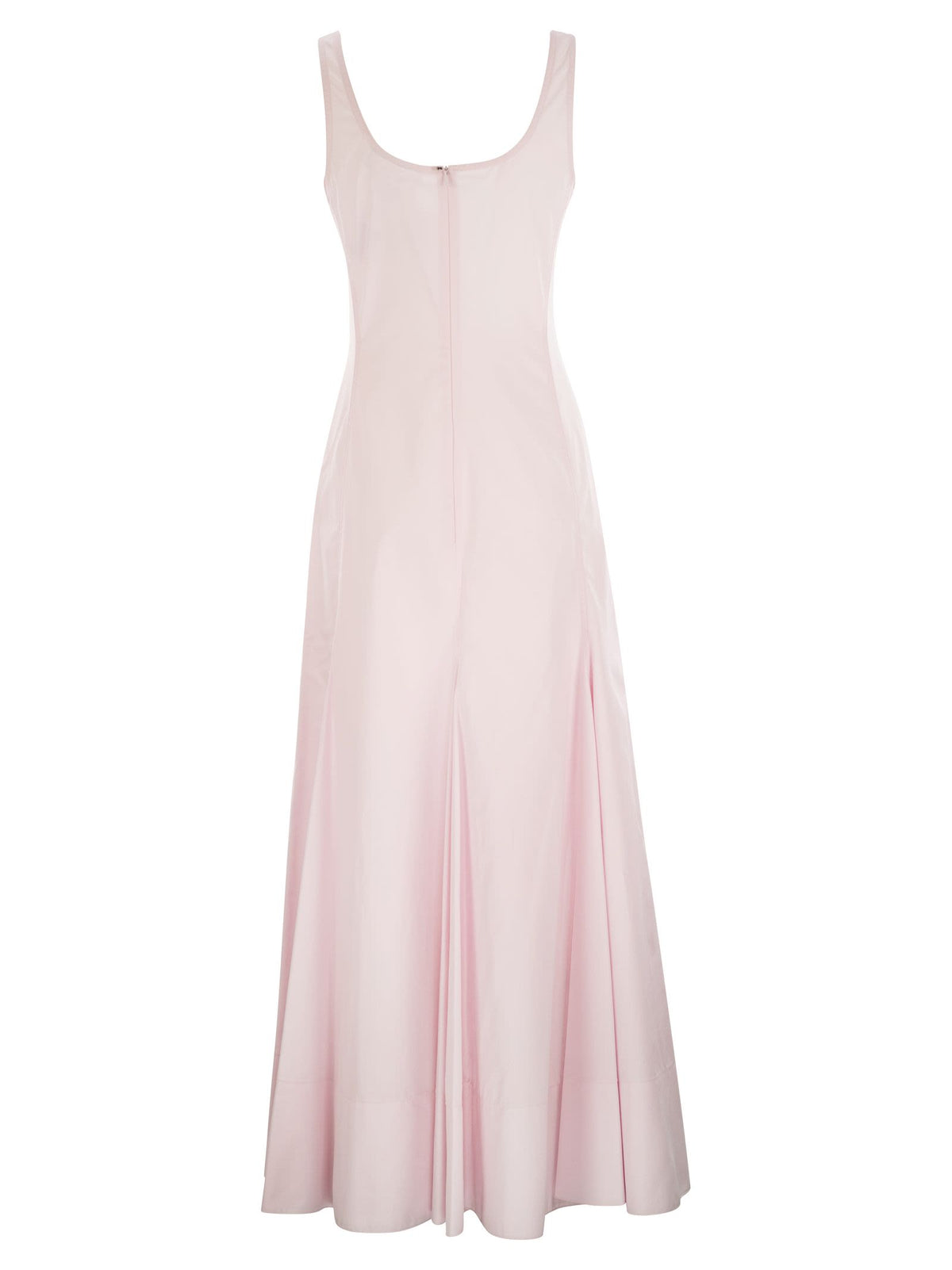 Sportmax SportMax Galanteフィットとフレアコットンドレス - Image 7