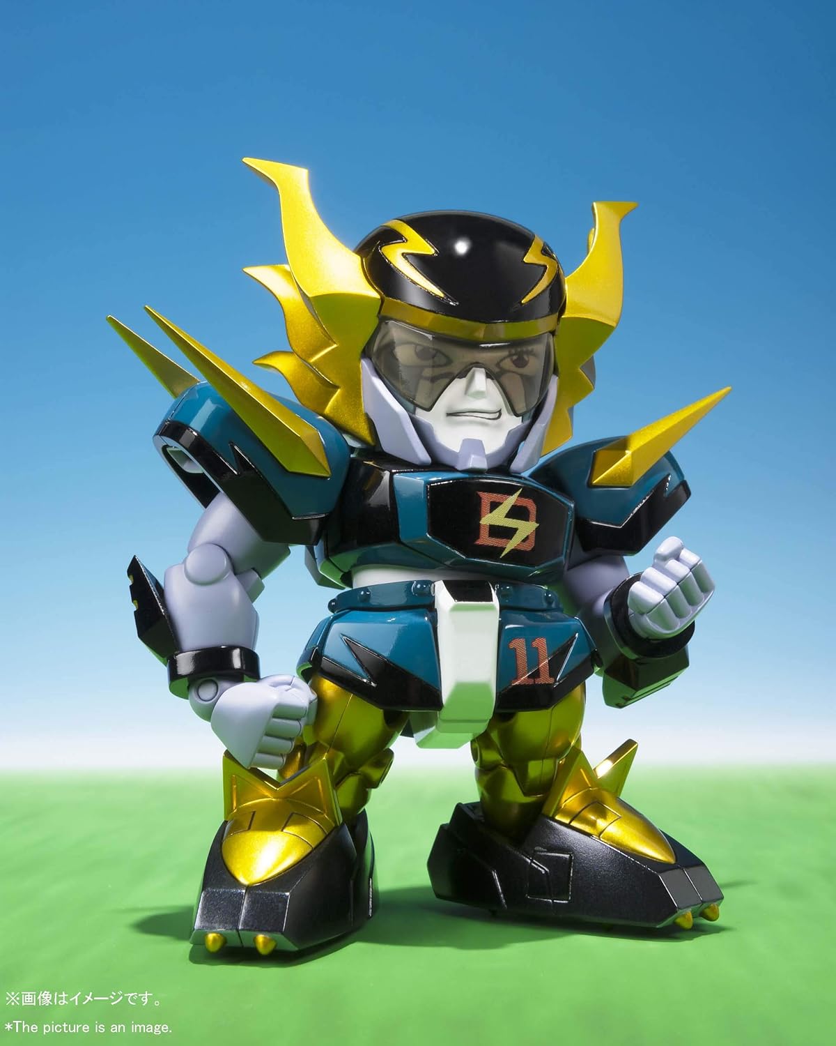TAMASHII NATIONS Super Alloy Iron Leaguer Mach Windy & Gold Foot, Approx. 3.1 inches (80 mm), Die-cast & PVC & ABS Pre-painted Action Figure