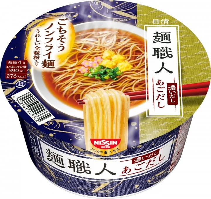 Nissin Noodle Craftsmen, 6 Types, 12 Meals Set, Original Packaging