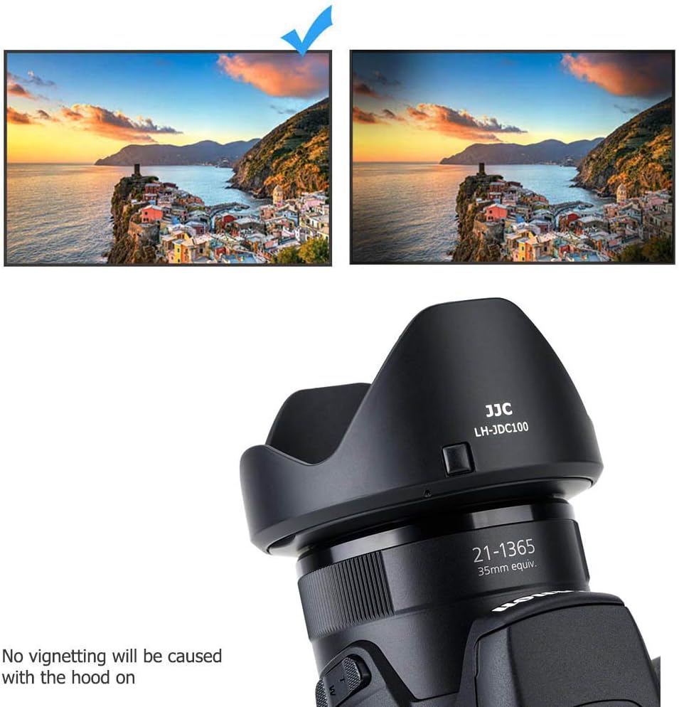 67mm Lens Hood Shade & Filter Adapter Canon PowerShot SX70 HS SX540 HS SX530 HS SX520 HS G3 X SX60 HS SX50 HS SX40 HS SX30 SX20 is a replacement for Canon LH-DC100 & FA-DC67B