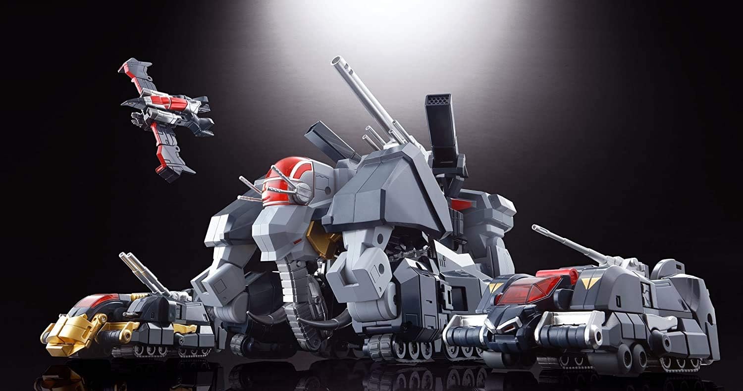 Soul of Chogokin GX-13R Super Beast Machine God Dancouga (Renewal Version), Approx. 9.8 inches (250 mm), ABS & Die Cast & PVC Pre-painted Action Figure