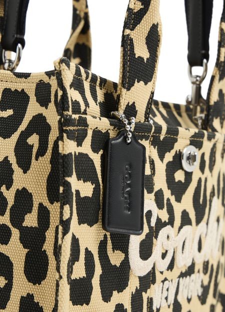 COACH Cargo 26 レオパード トートバッグ - Image 7