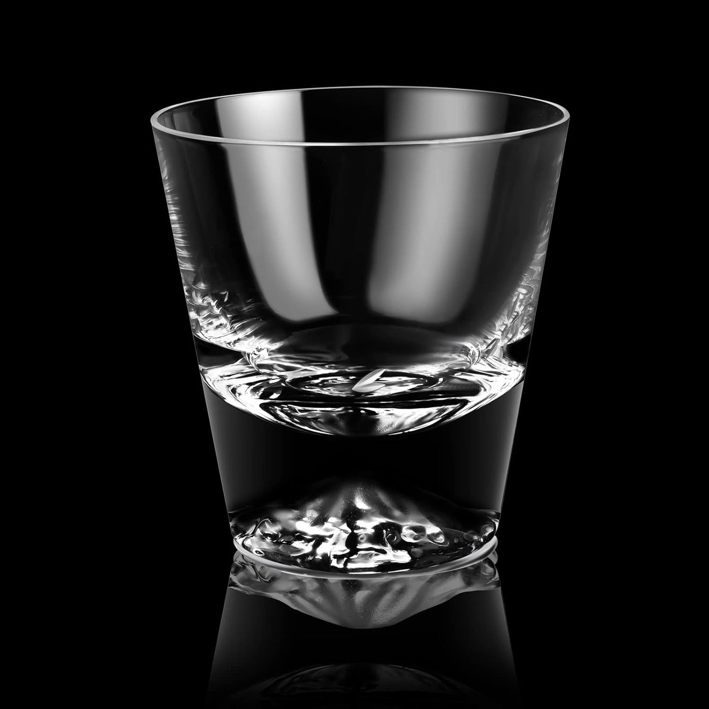 Mt. Fuji Glass, Rock Glass, High Quality, Artisan Handmade, Paulownia Box, Japanese Sake, Beer, Whiskey, Glass, Stylish, Celebration, Wedding Gift, Sixtieth Birthday Celebration, Present, Gift, Gift