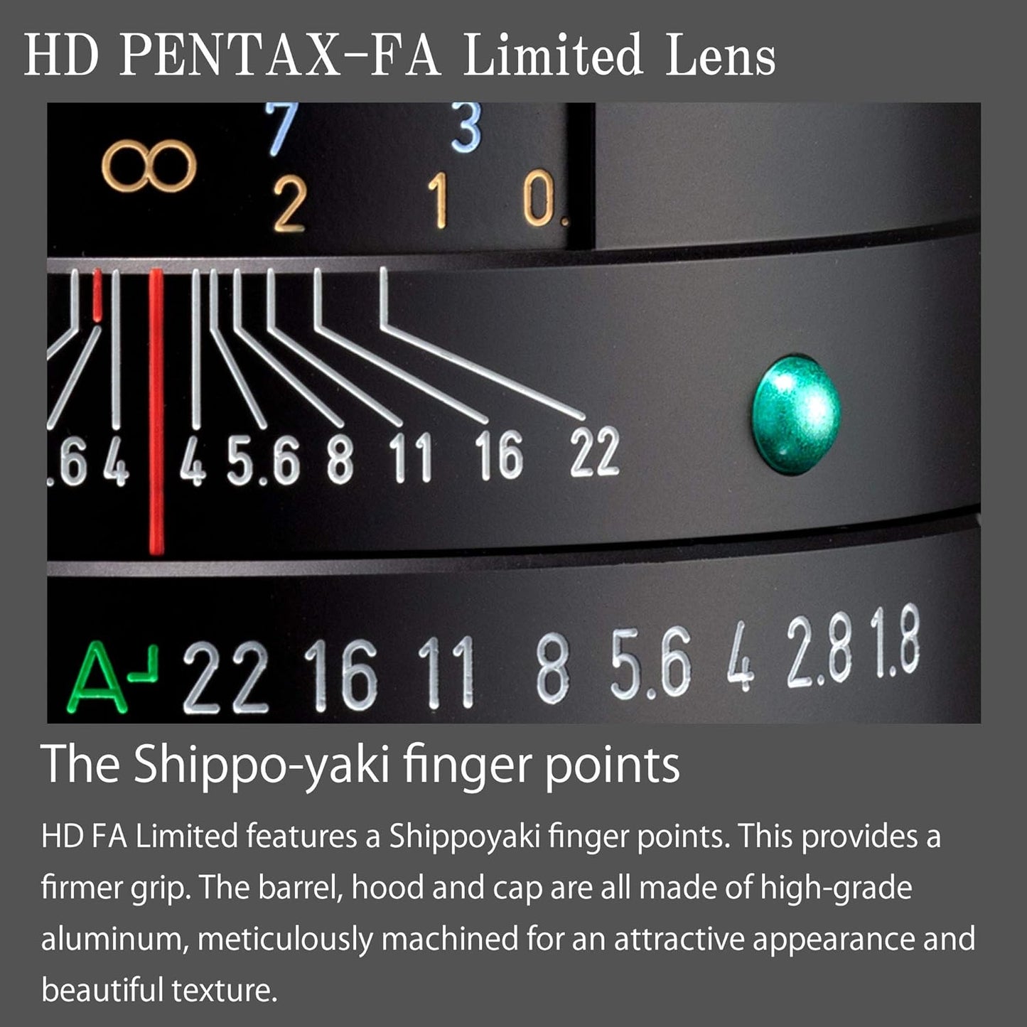 Pentax HD 31mm F1.8 Limited Silver Wide Angle Prime Lens [F1.8 Large Aperture Lens] [High Performance HD Coating] [SP Coating] [Round Diaphragm] [Machined Aluminum Body] (20220)