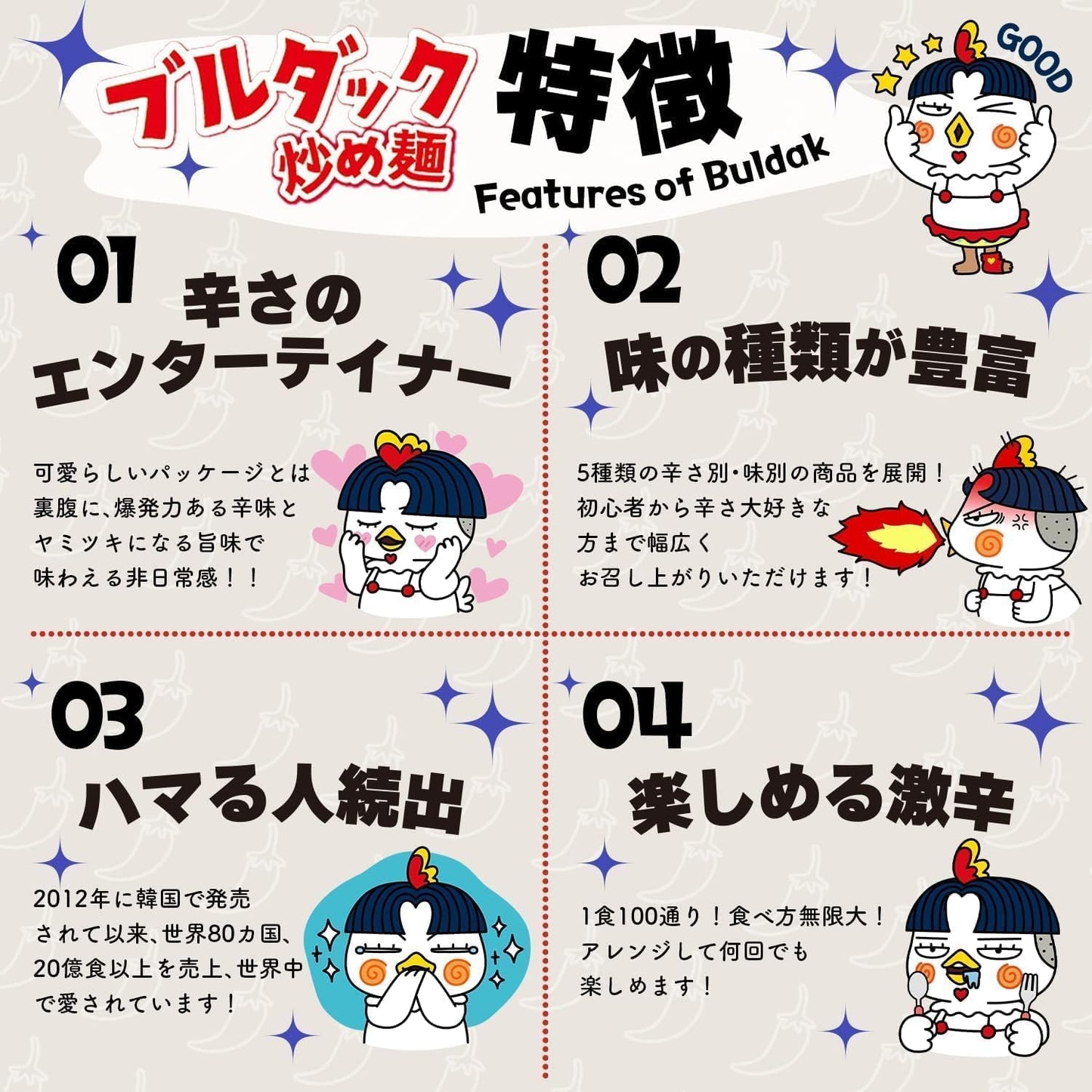 【Exclusive Set】★ Only Purchases from Official Shop Include Recipe Book ★ Buldak Stir-Fry Noodle Cup Taste Comparison 12-Pack (Original x Calbo x Cheese 3 Varieties 4 Each)