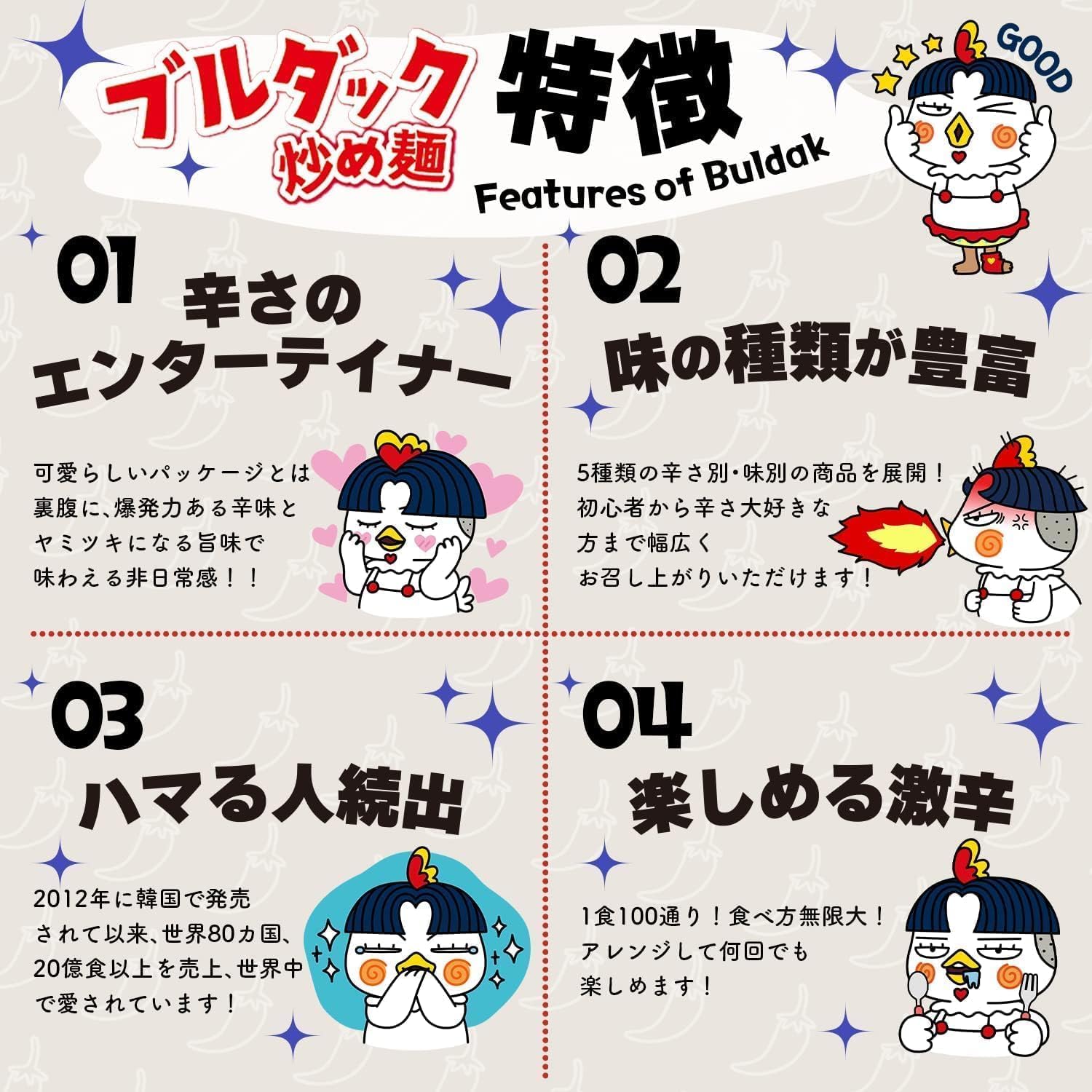 【Exclusive Set】★ Only Purchases from Official Shop Include Recipe Book ★ Buldak Stir-Fry Noodle Cup Taste Comparison 12-Pack (Original x Calbo x Cheese 3 Varieties 4 Each)