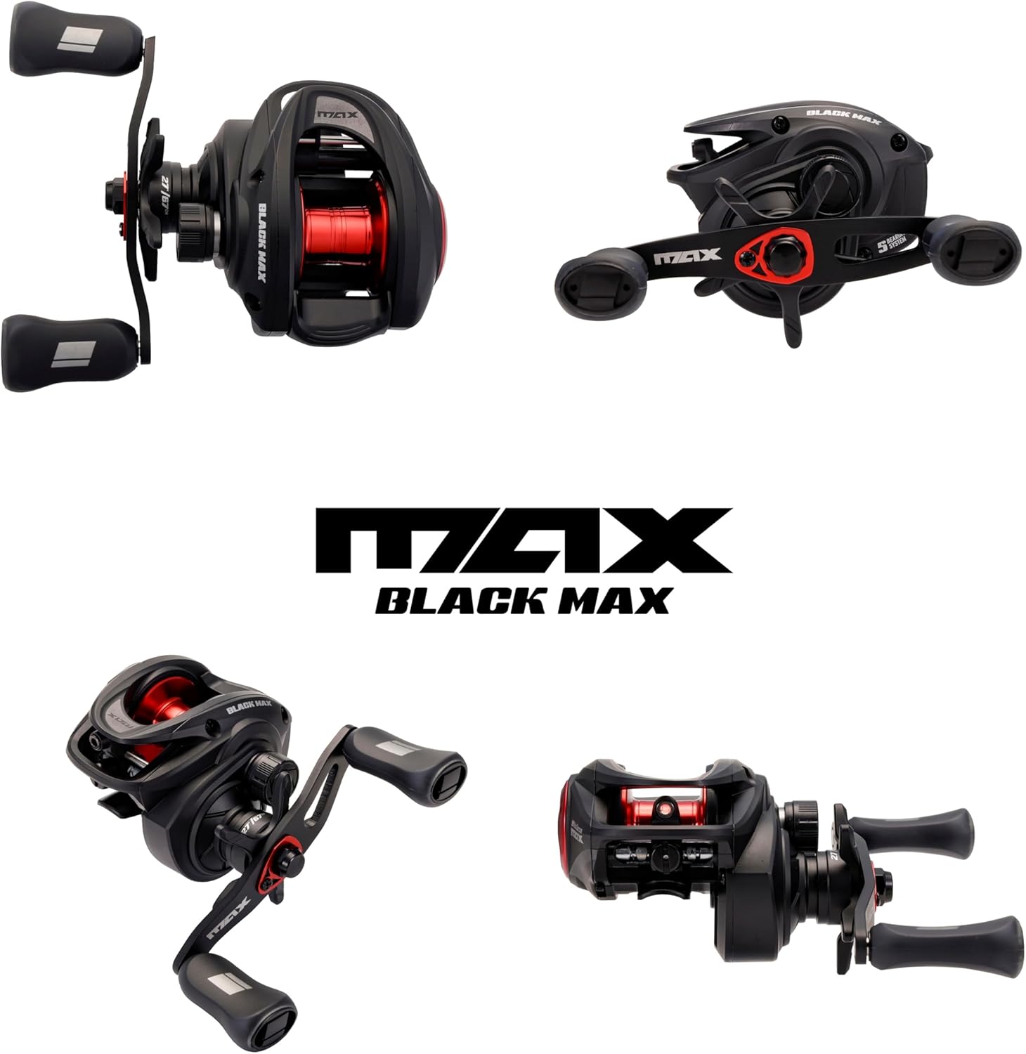 Abu Garcia (アブガルシア) MAX5 BLACKMAX ブラックマックス 各種 ベイトリール ロープロ バス ソルト