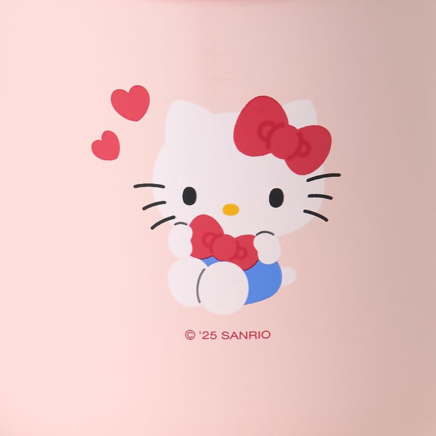 Sanrio 296937 Stainless Steel Mug with Lid, Hello Kitty Body: Stainless Steel Copper (Acrylic Resin Coating), Lid (Drinking Mouth) Handle: Polypropylene, Gasket/Bottom: Silicone Rubber, Heat Retention