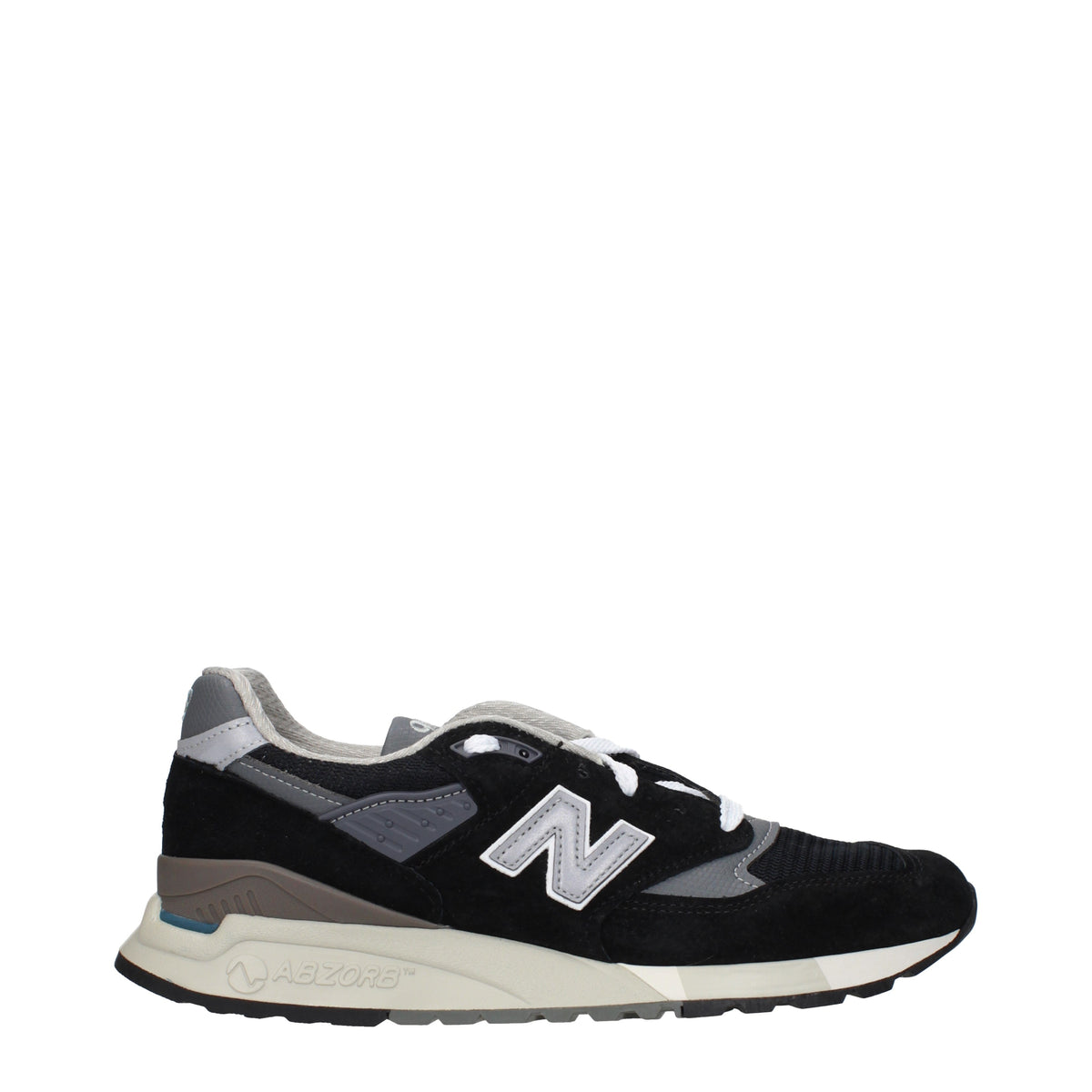 Designer Brand ニューバランス 998 メンズs スエード スニーカー ブラック/セメント - Image 7