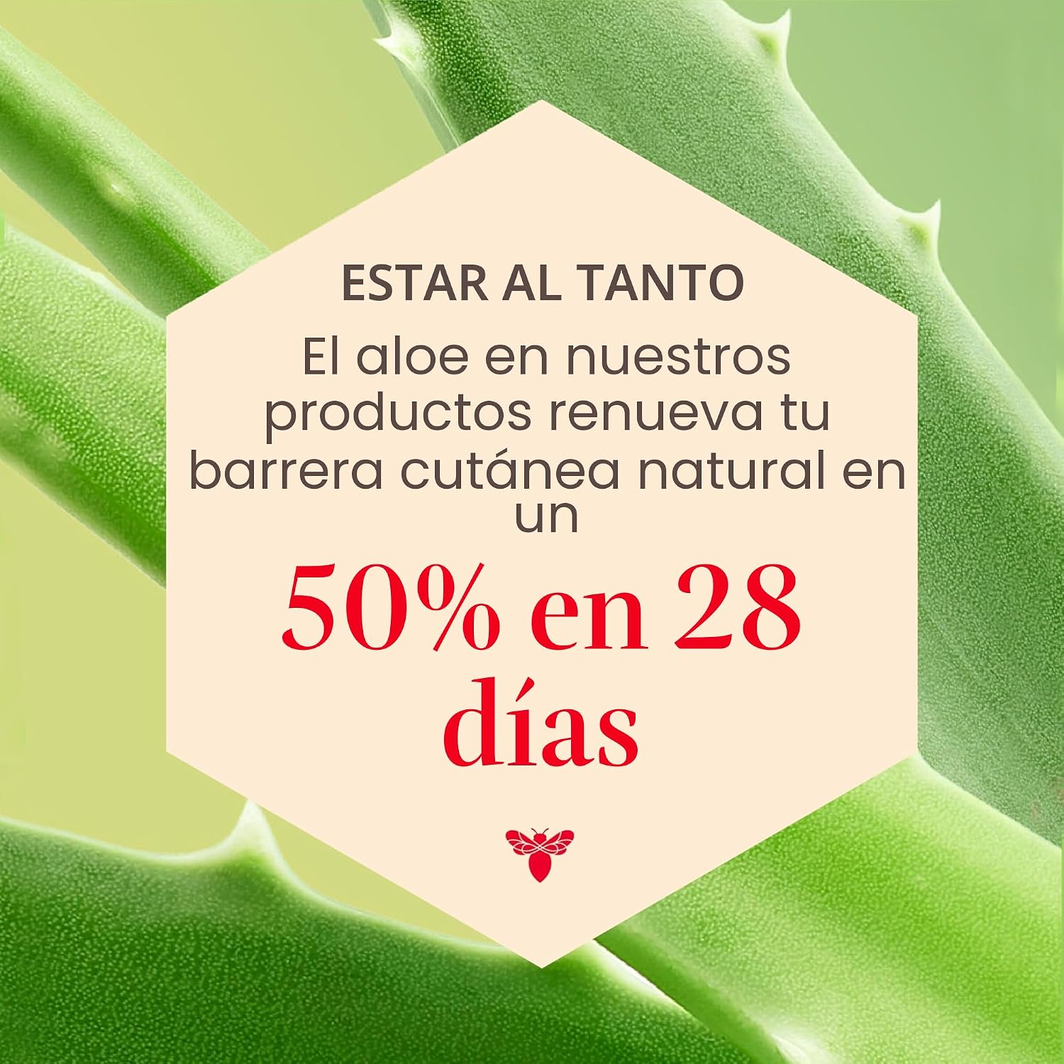 Burt's Bees - Loción facial calmante de día con aloe y leche de arroz, loción facial calmante para piel sensible, 98.9 por ciento de origen natural para el cuidado de la piel, botella de 1.8 oz. 52.6