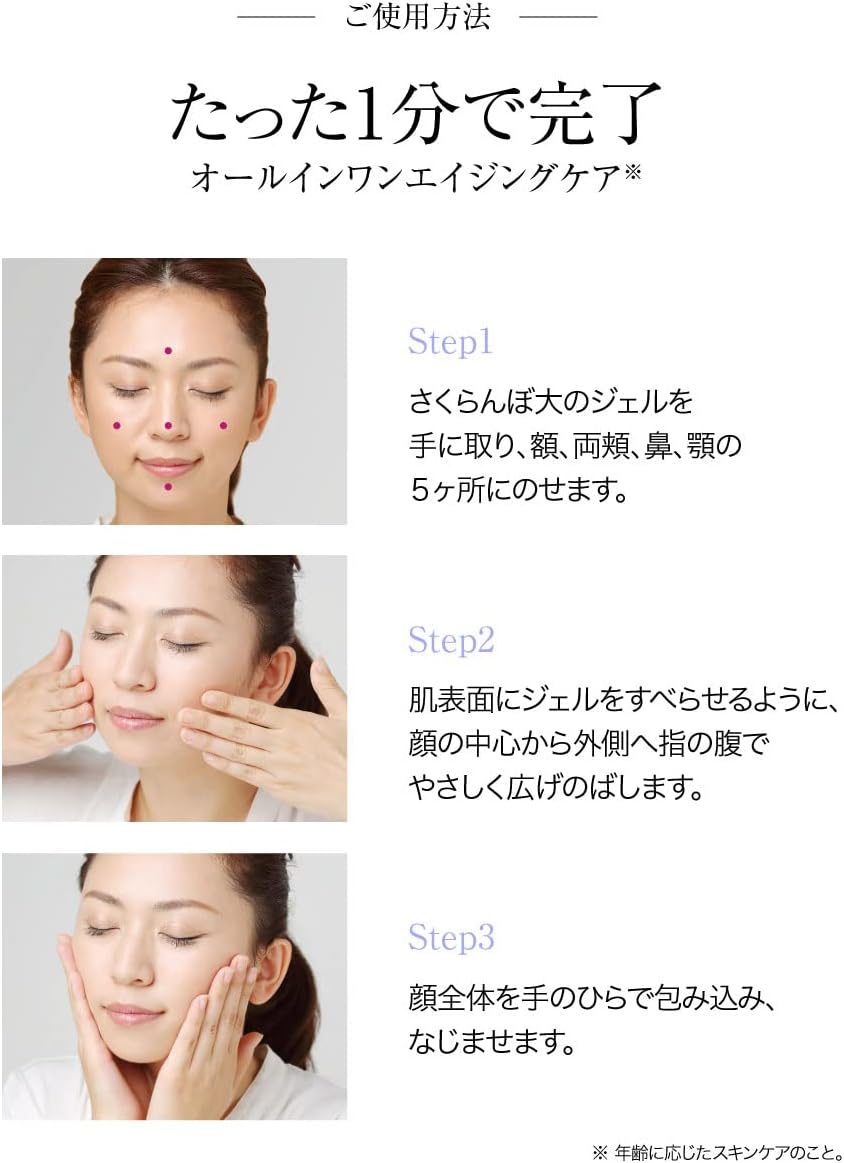 SIWA-KC All-in-One Skin Care Gel Moist 1.8 oz (50 g) (Moist Type), Niacinamide, Wrinkle Improvement, Stain Prevention, Cream, Highly Moisturizing