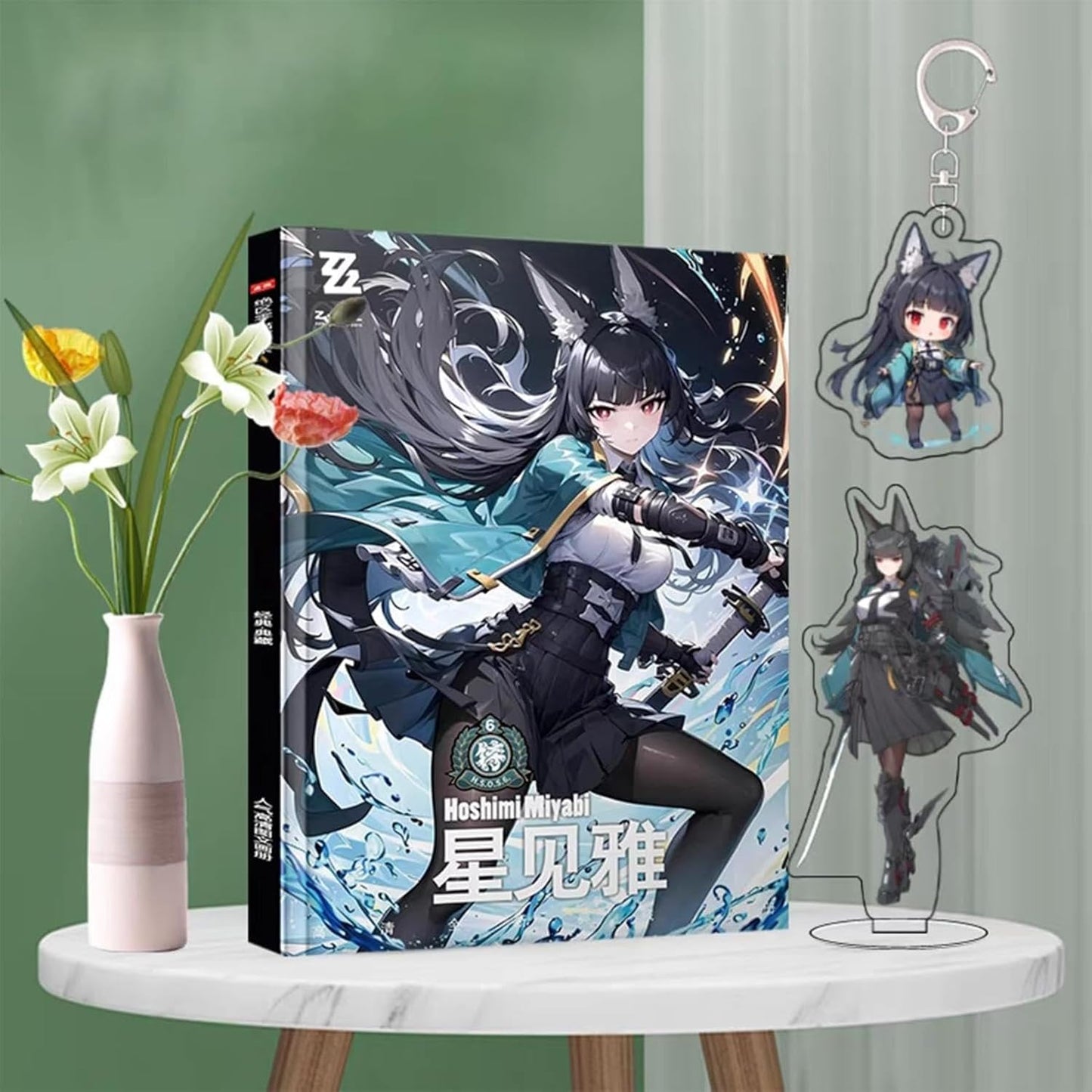 Zenless Zone Zero 2024 New Lucky Bag Set Pomp Hoshimi Masaki Kuraeda Nico Rin Bell Namiyamata Character Photobook Acrylic Stand Keychain Can Badge Photo Frame Card Poster Cute Game Accessories Anime