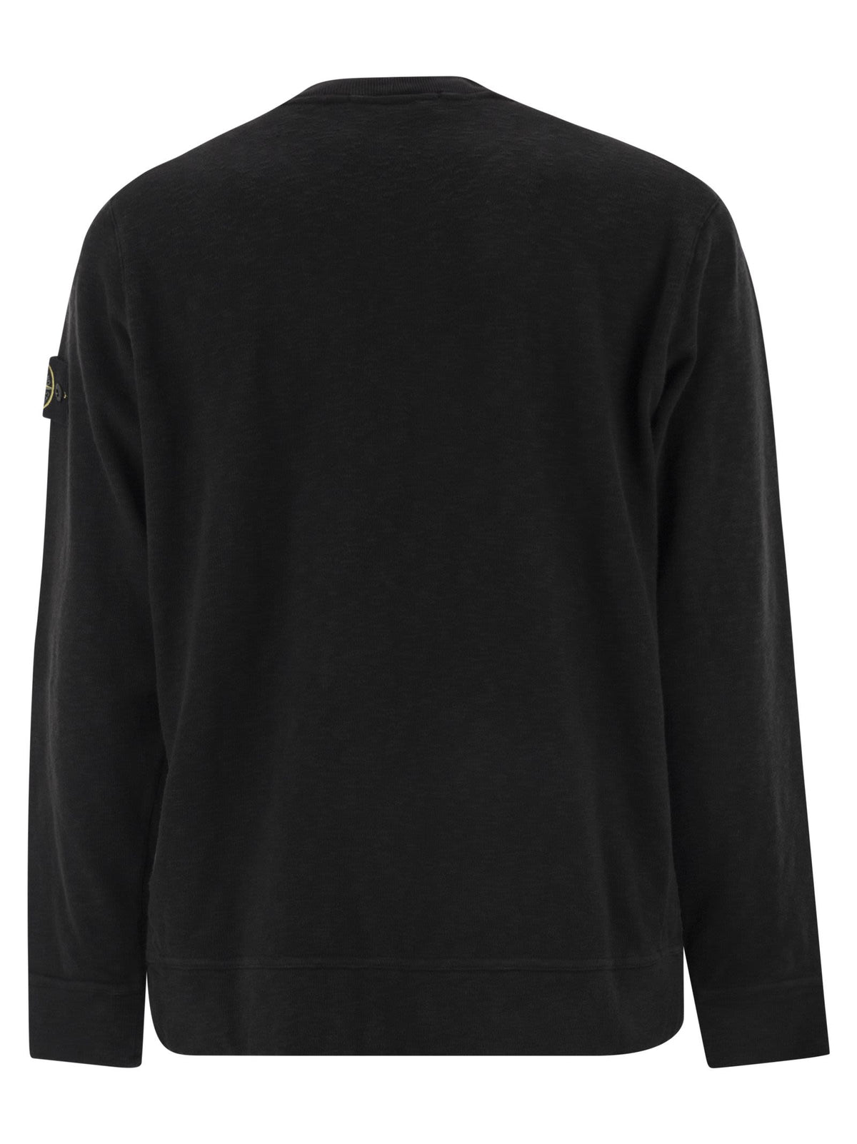 Stone Stone Island Stone Island Crewneck Sweatshirt With Badge - Image 7