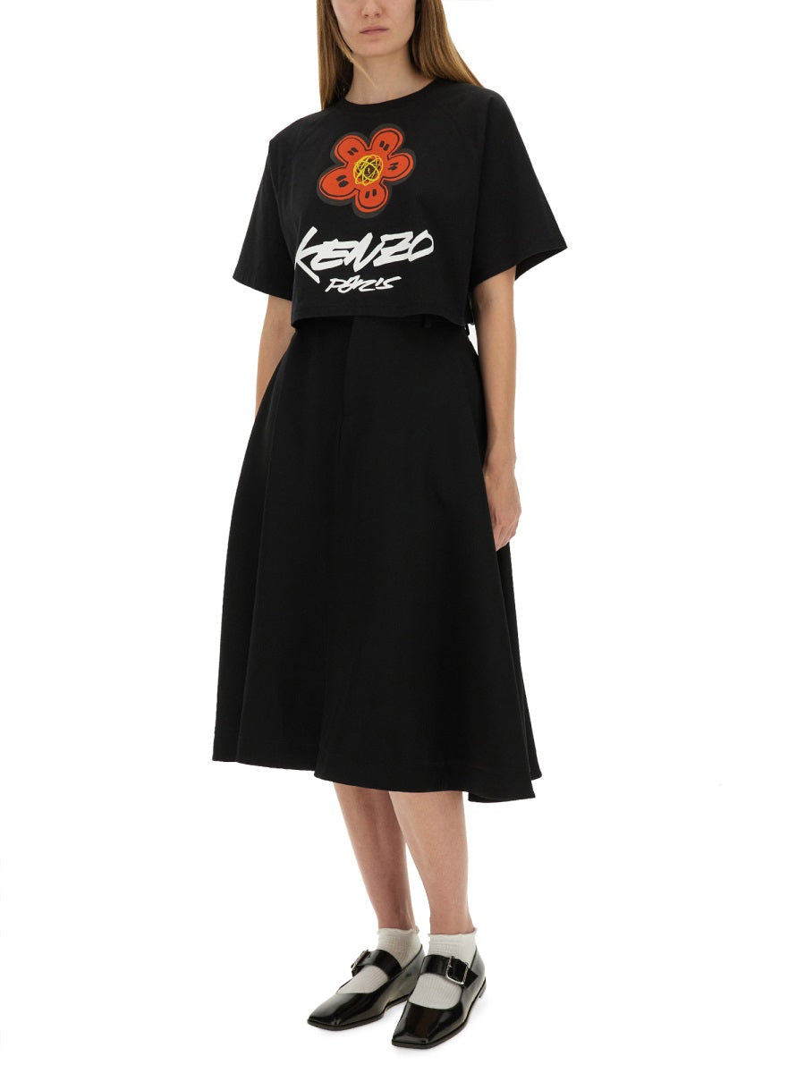 Kenzo Kenzo Cropped Tシャツ「Futura」 - Image 7