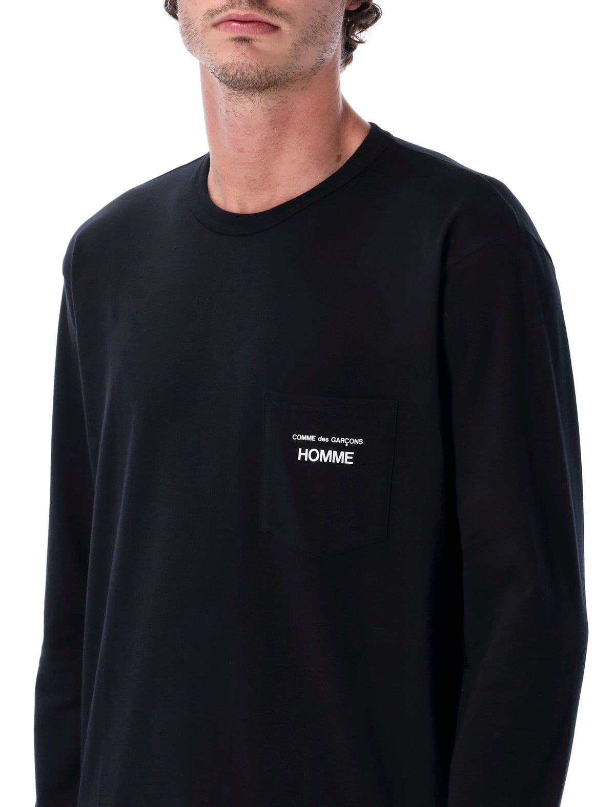 Comme Comme Des Garcons Homme Tシャツとポロスブラック - Image 7