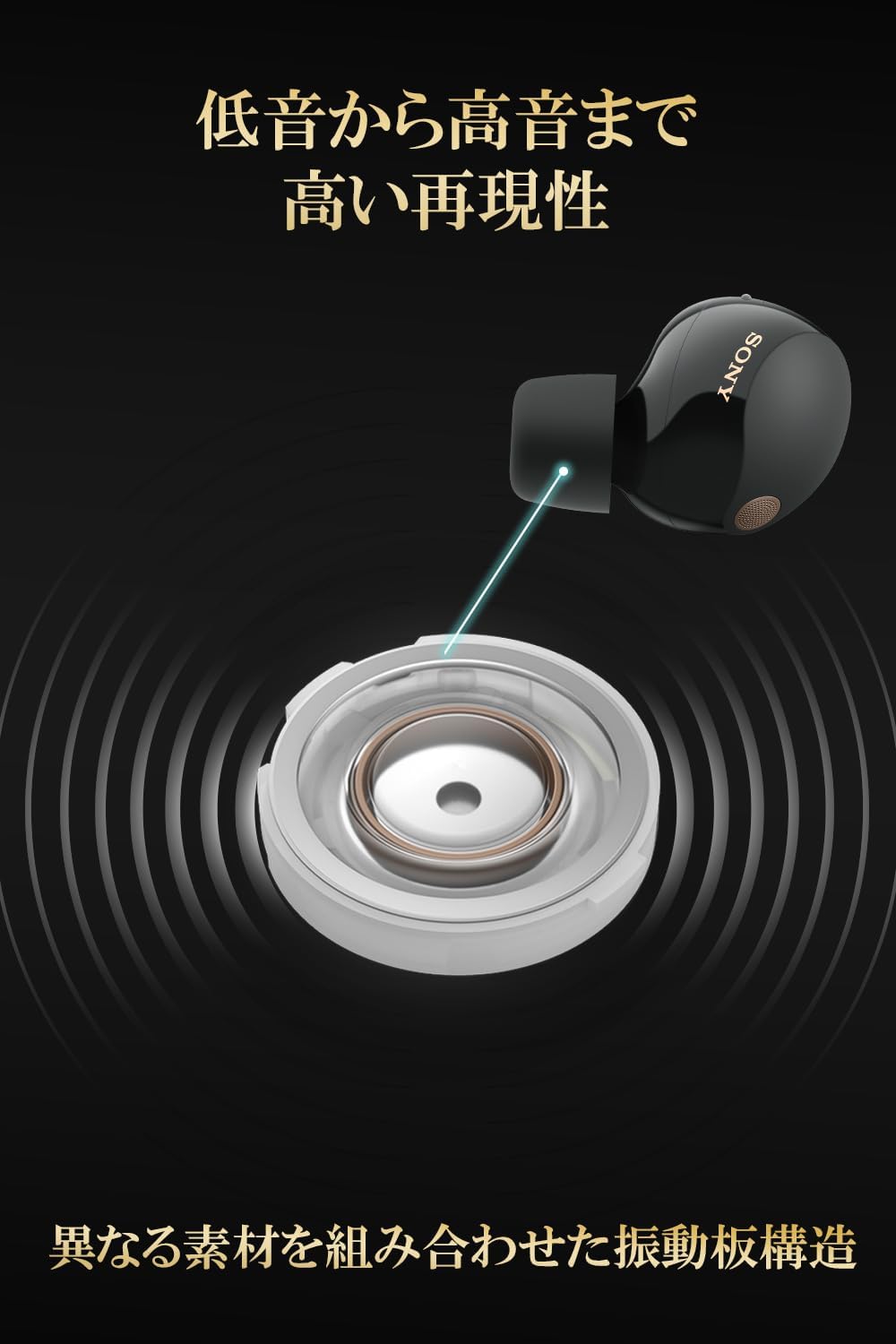 Sony WF-1000XM5 Wireless Noise Cancelling Earbuds, MISIA CM Model/Fully Wireless/Outstanding Noise Cancelling Performance/Small and Lightweight Design/High Quality Microphone Calling Quality/Built-in