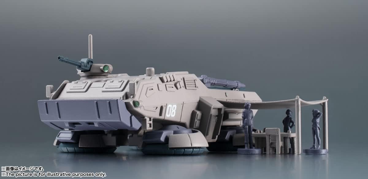 Robot Spirits BAS63296 Mobile Suit Gundam 08 MS Platoon Side MS 08 MS Platoon Option Parts Set 02 Version A.N.I.M.E. ABS