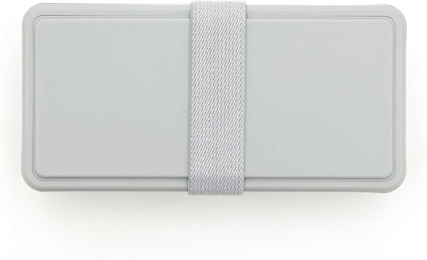 Miyoshi Seisakujyo (Miyoshi Manufacturing) GEL-COOL Gel Cool Square, Integrated Ice Pack, Rectangular Lunch Box, Bento Box, Oyster Gray, 7.0×3.4×2.4 inches (17.8×8.7×6 cm), 16.9 fl oz (500 ml), 1 Tier