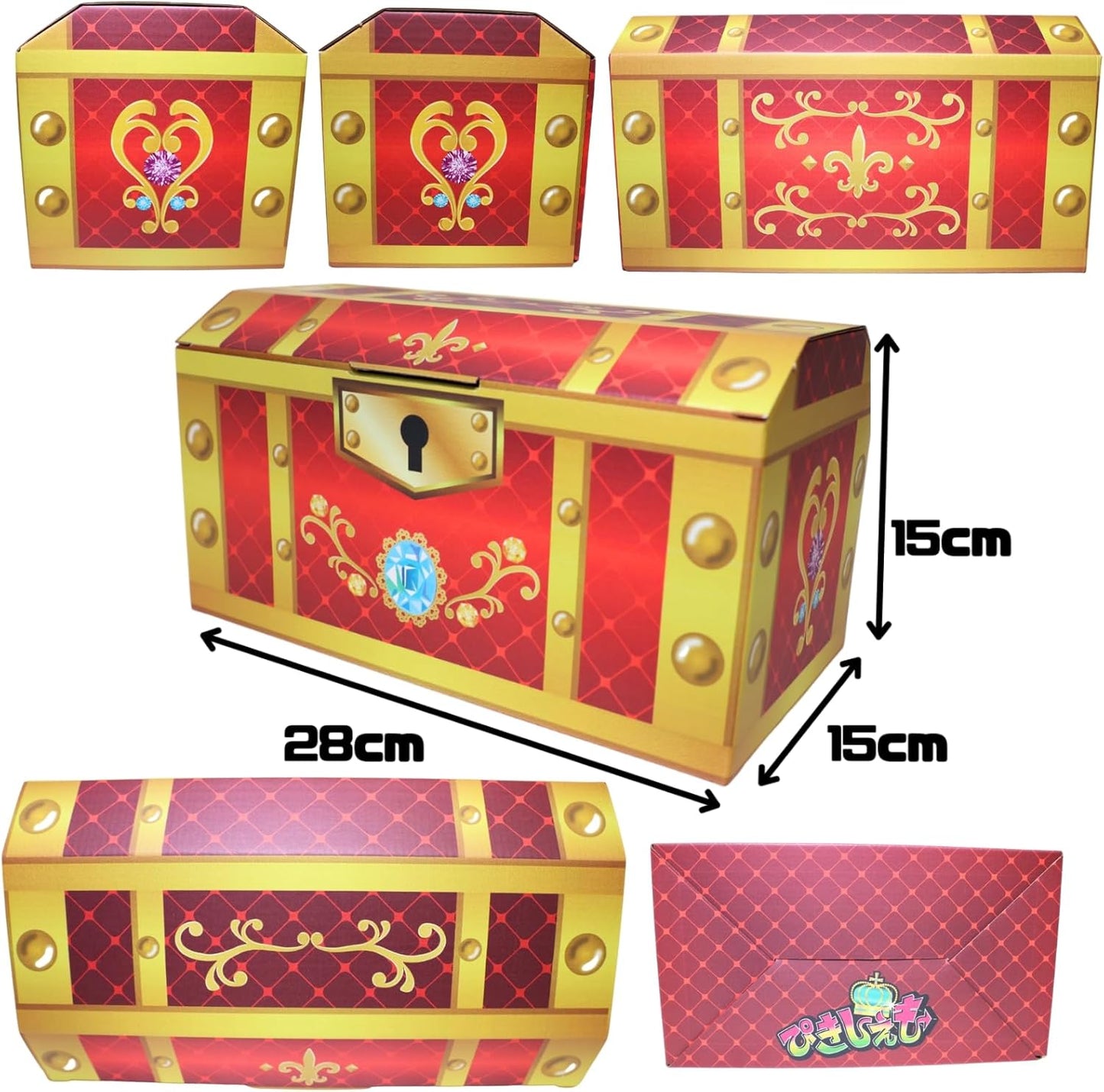 【Assorted Gummies 50-piece Enjoyment Set】 Taste Comparison Assortment Snacks Popular Assortment Prizes Birthday Present Christmas Gift piqueshimo Original Treasure Box (Kingdom)