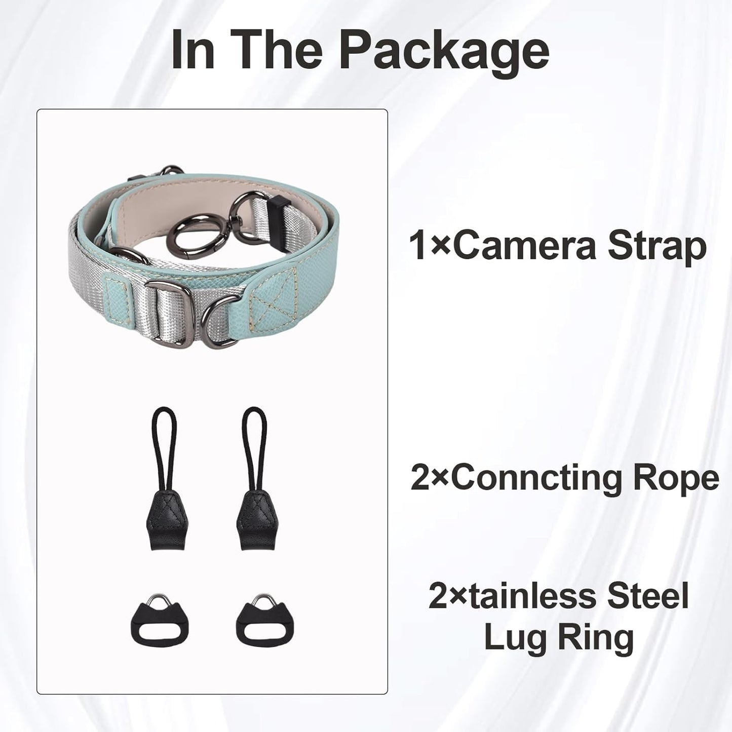 [VOVMOEYA] Camera Strap, Camera Neck Strap with Triangle Ring for Fujifilm/for Nikon/for Canon/for Sony/for Panasonic Shoulder Strap for Fuji X-T50, Compact Camera, SLR Mirrorless, Digital Cameras,