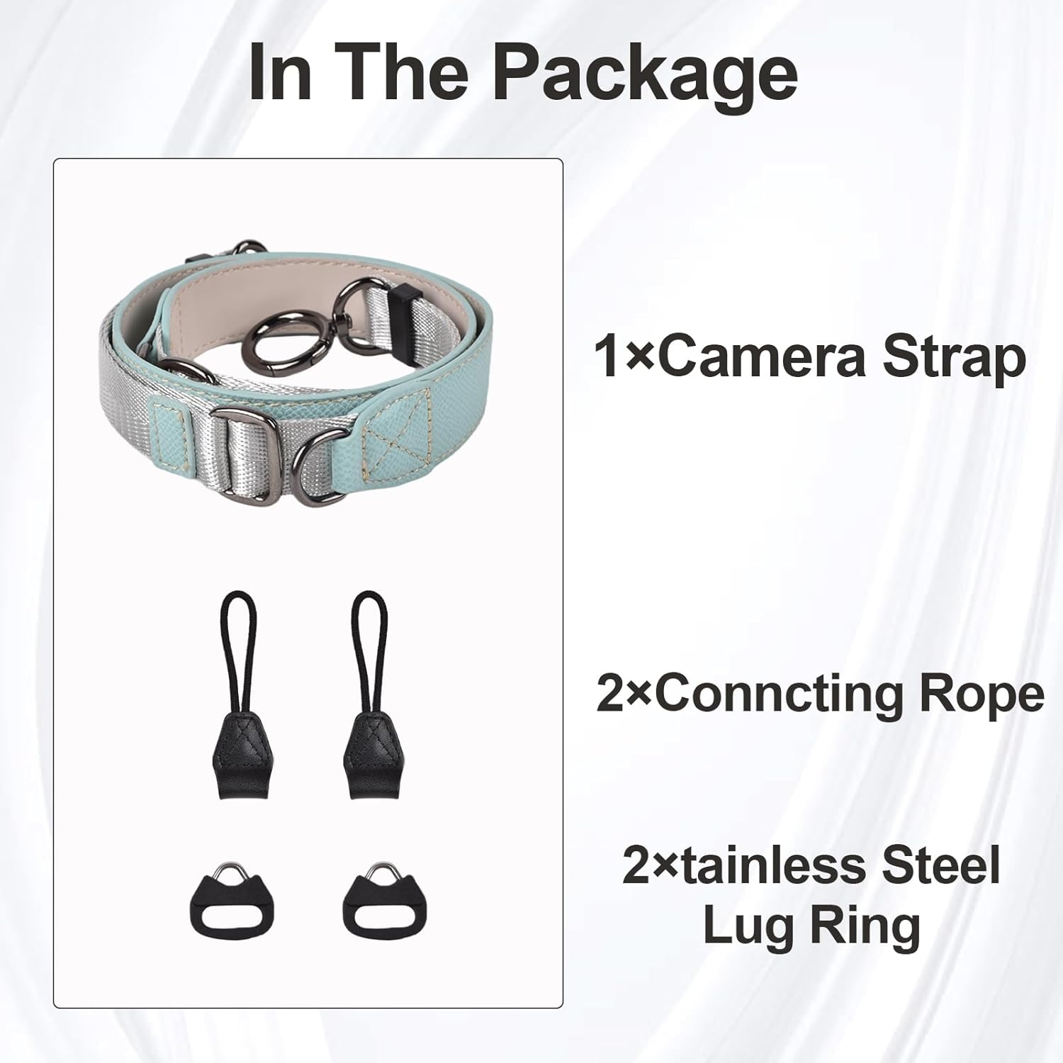 [VOVMOEYA] Camera Strap, Camera Neck Strap with Triangle Ring for Fujifilm/for Nikon/for Canon/for Sony/for Panasonic Shoulder Strap for Fuji X-T50, Compact Camera, SLR Mirrorless, Digital Cameras,