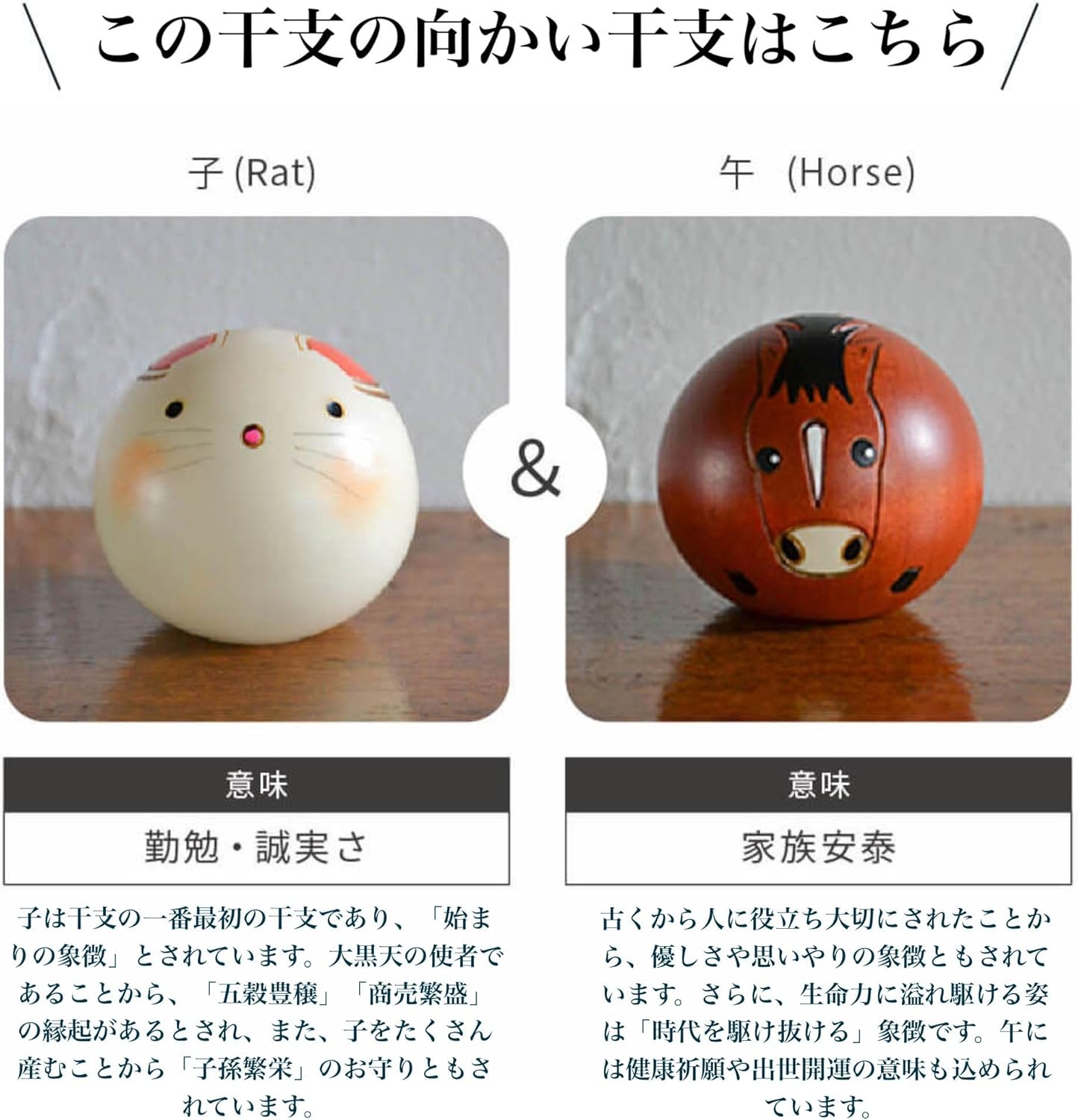 Popular Japanese Souvenirs, Made in Japan, Japanese Kokeshi, Folk Art, Crafts, by Uzaro, 12 Zodiac Horse, Yurakoro, Noon, Kokeshi