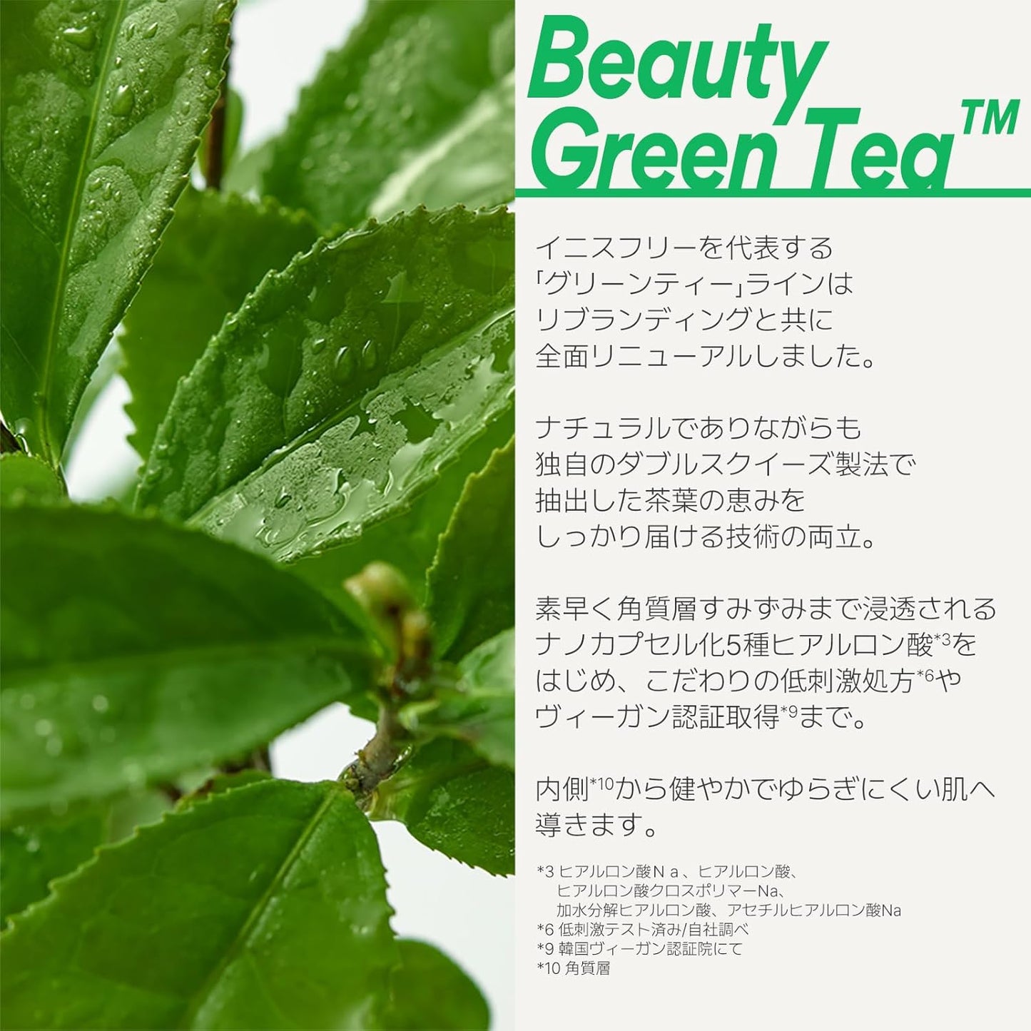 Innisfree Green Tea Seed Hyaluronic Serum 80ml - Genuine Product Introduction Serum, Plenty of Moisture, Oily Skin, Dry Skin, Mixed Skin, Hydration, Moisturizing, Drying, Korean Cosmetics