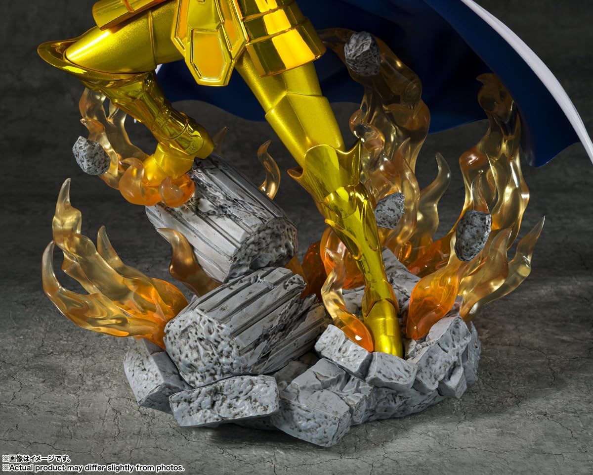 TAMASHII NATIONS Figuarts Zero Touche Métallique Saint Seiya Gemini Saga, Approx. 8.3 inches (210 mm), ABS & PVC Pre-painted Complete Figure