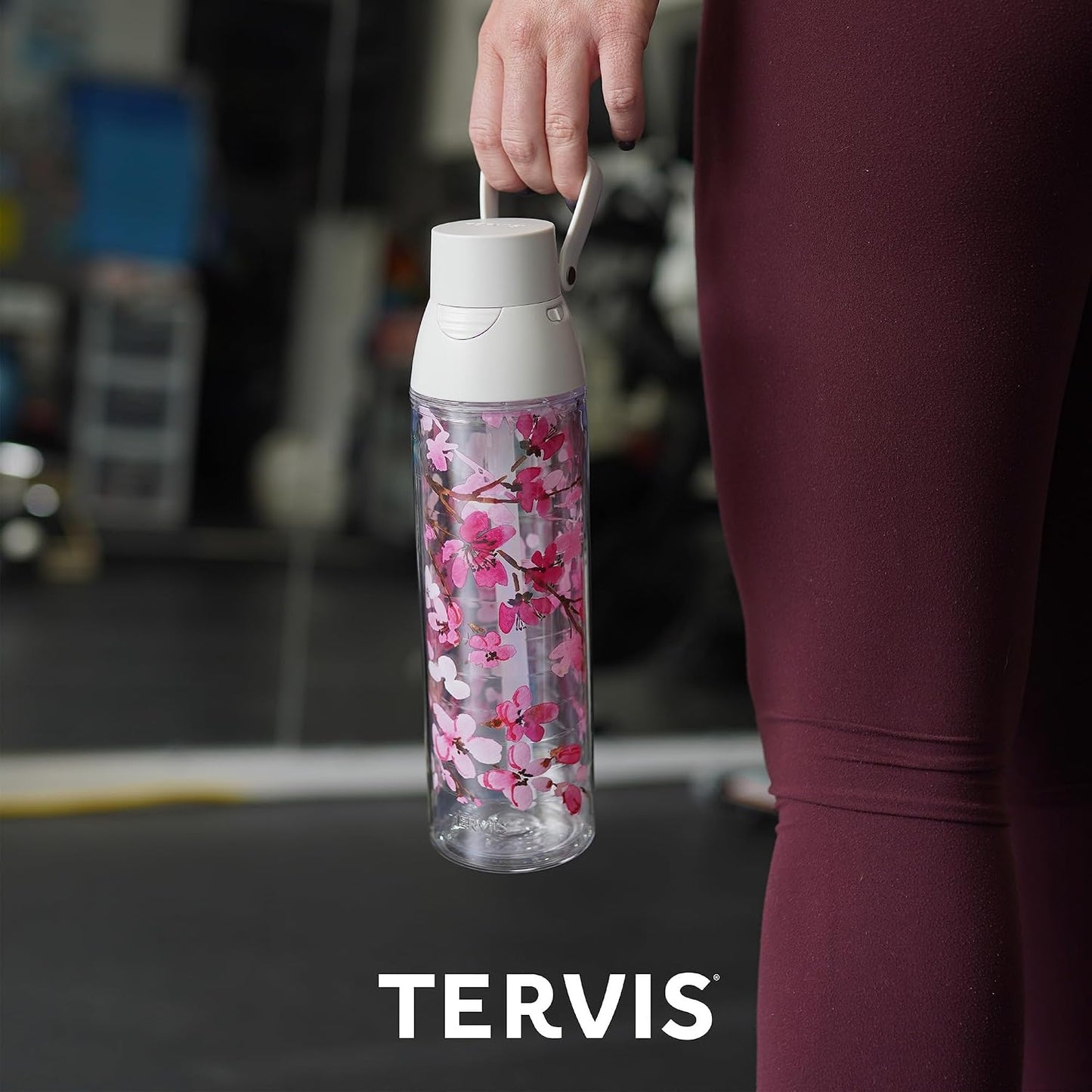 Tervis Venture Lite Disney - Vaso aislado de doble pared hecho en Estados Unidos, diseño Princess Paradise, mantiene las bebidas frías y calientes, botella para agua, 24 onzas, clásico
