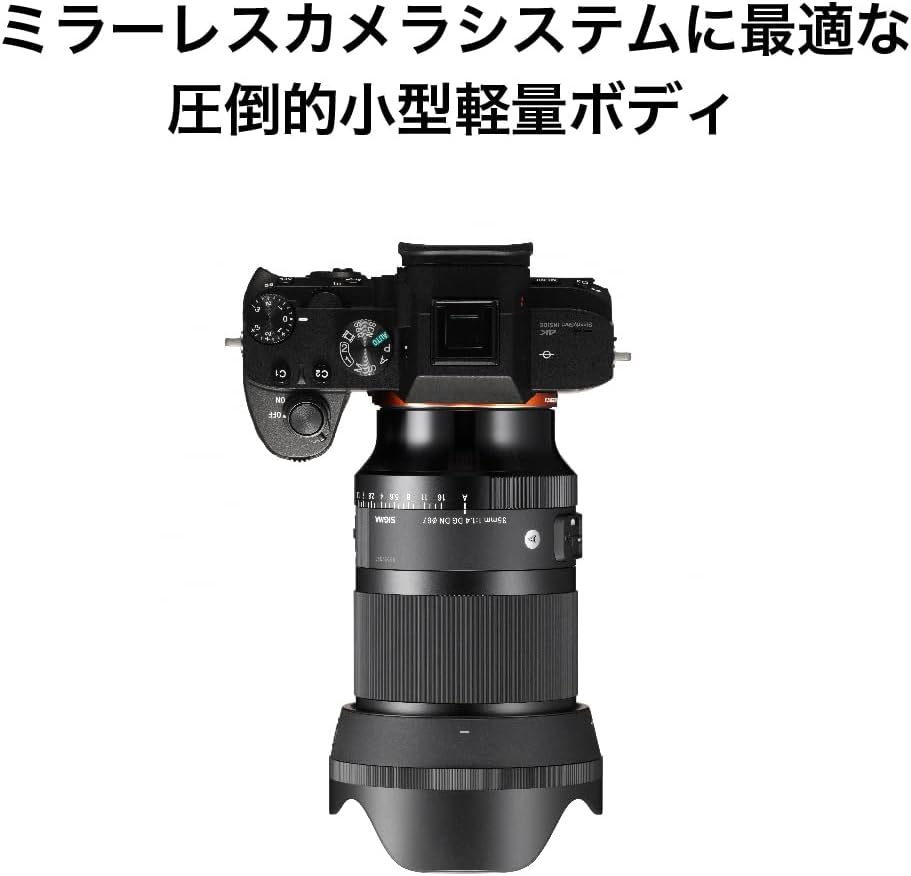 Sigma Sony E-Mount Lens 35mm F1.4 DG DN Single Focus Wide Angle Full Size for Art Mirrorless