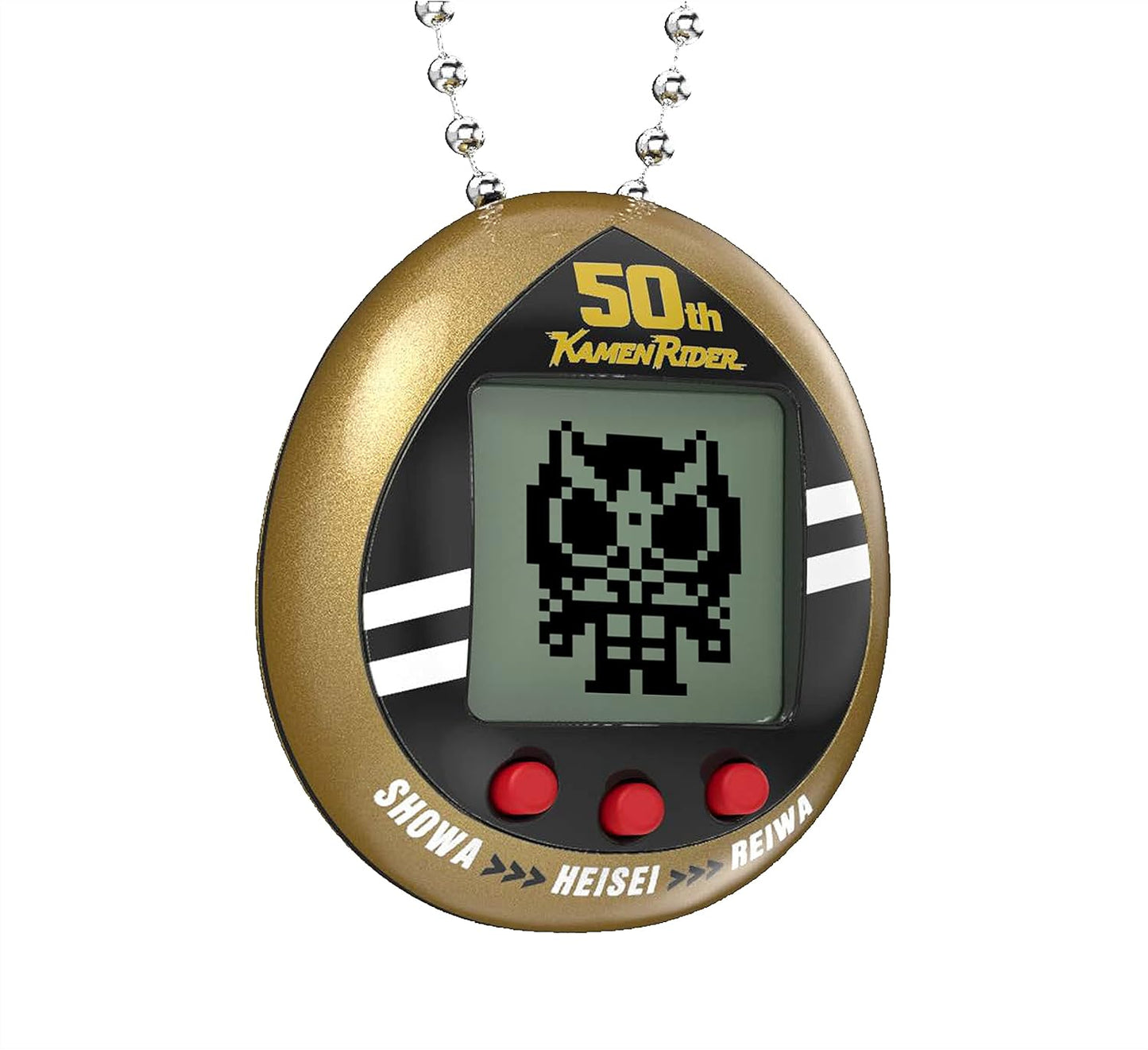 Tamagotchi Nano x Kamen Rider 50th Anniversary Legacy Gold Version