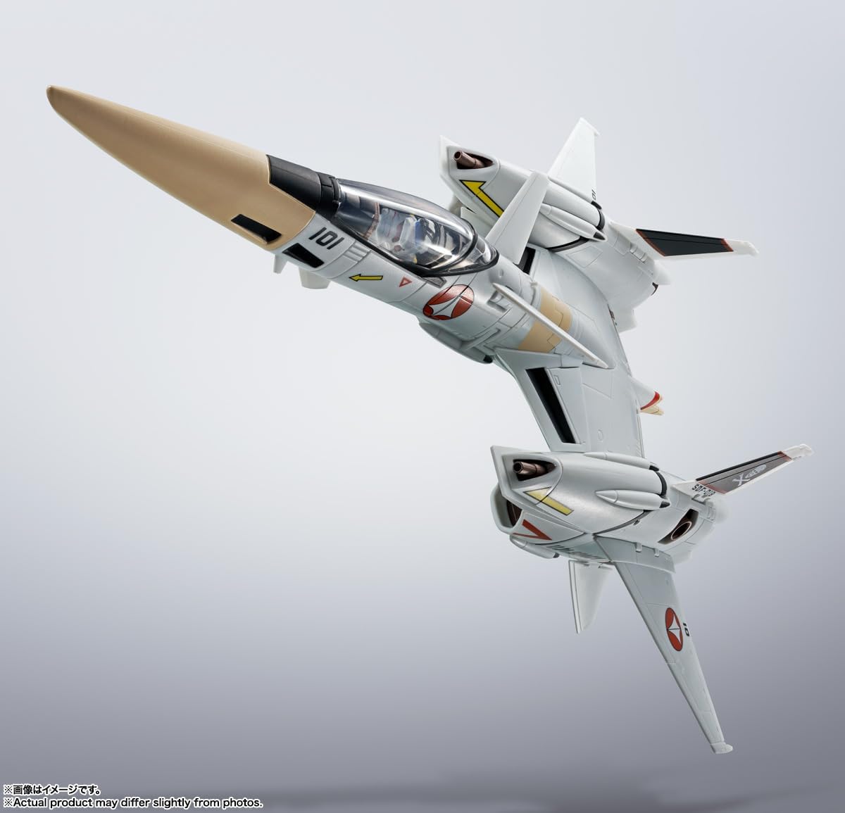BANDAI SPIRITS HI-METAL R Macross Flash Back 2012 VF-4 Lightning III Flash Back 2012 Flash Back 2012 - Approximately 5.9 inches (150 mm), Die Cast & PVC & ABS Painted Action Figure