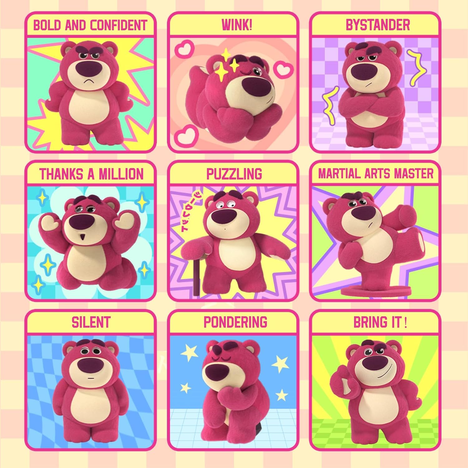 52TOYS LOTSO IT'S ME 2nd Series Blind Box Collectible Figure Toy Story 3 Movie Collaboration Toy Toy Flocked Figure Flocked Finish Painted