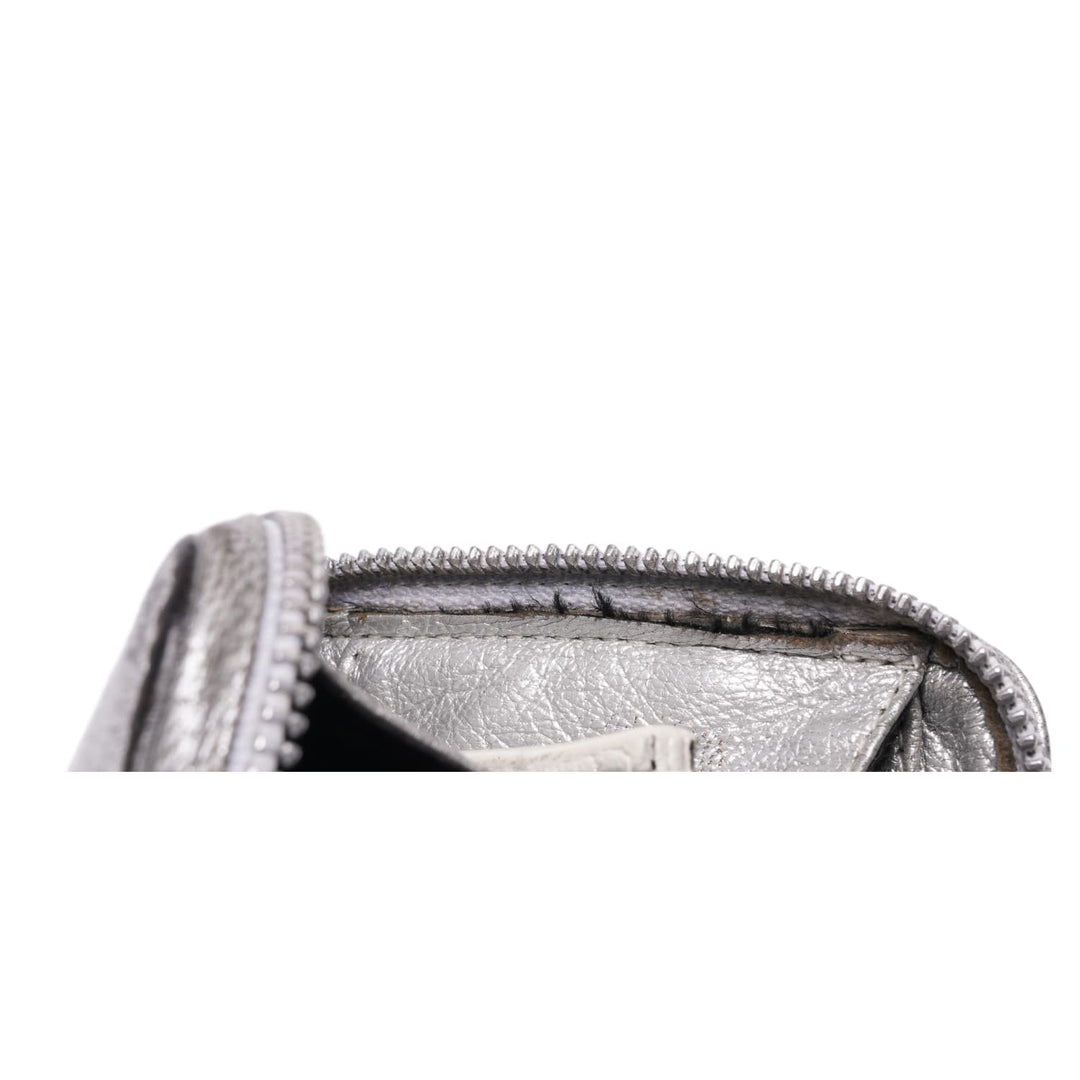 CHROME HEARTS 'METALLIC GOLD' TRIPLE CROSS WALLET