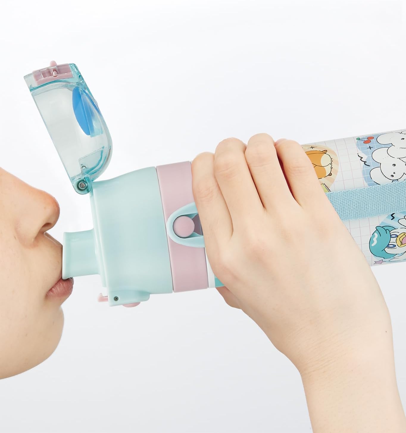 Skater SKDC4-A Children's Water Bottle, 2-Way Direct Drinking, 15.9 fl oz (470 ml), Cup Drink, 14.5 fl oz (430 ml), Pokemon, Popping Up, Boys, Girls, Stainless Steel, Thermal, Lightweight, Sports