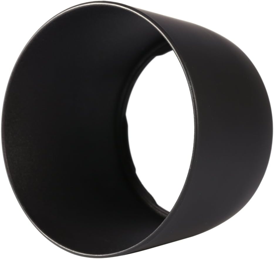 Lens Hood for 75-300mm Black Pro Fasional Replacement ET60 Lens Hood Twist Lock Mount Outdoor Sun Hood Flower Shape