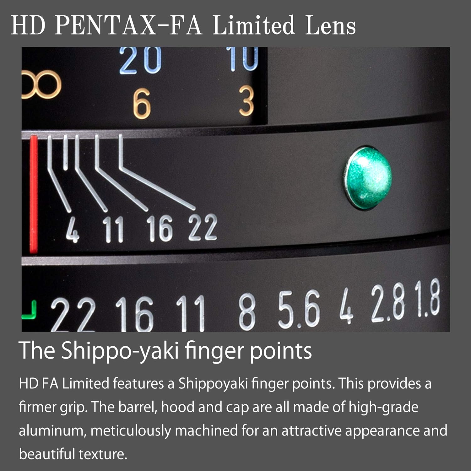 Pentax HD 77mmF1.8 Limited Silver Medium Telephoto Prime Lens with High Performance HD Coating Round Diaphragm (27890)