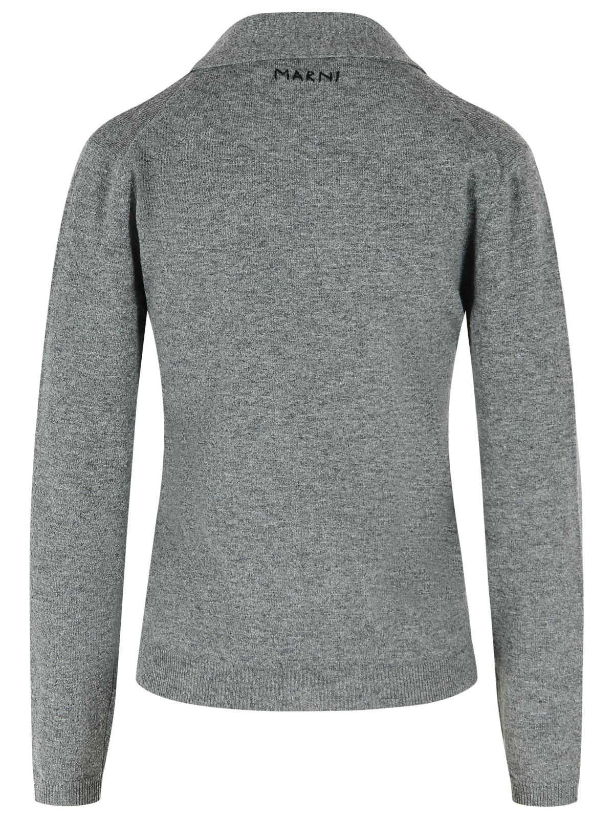 Marni Marni Grey Virgin Wool Cardigan - Image 7