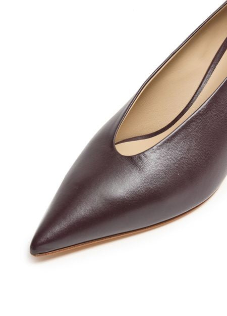 LE MONDE BERYL Babouche leather pumps - Image 7