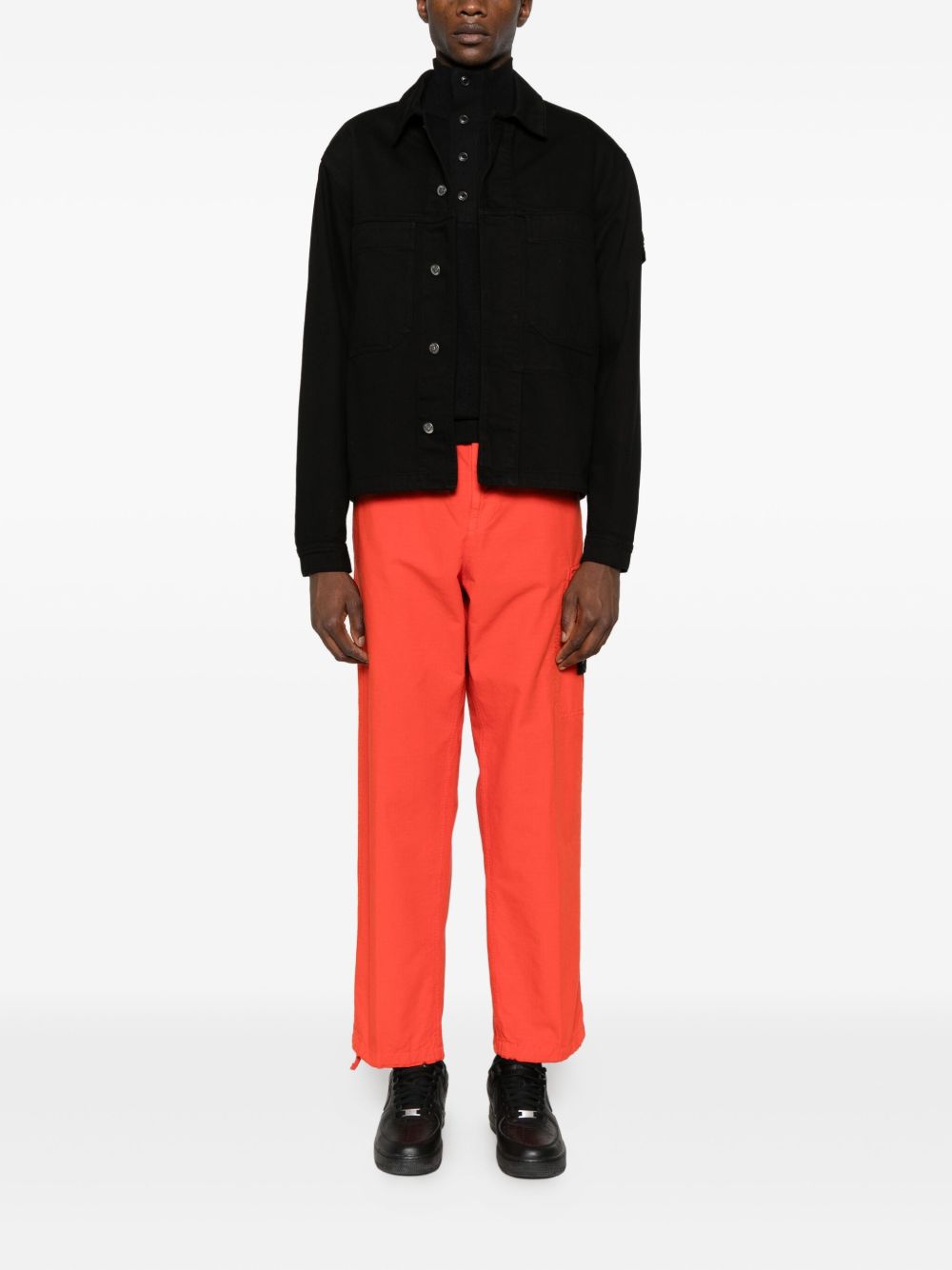 C C.P.会社Tシャツとポロスブラック - Image 7