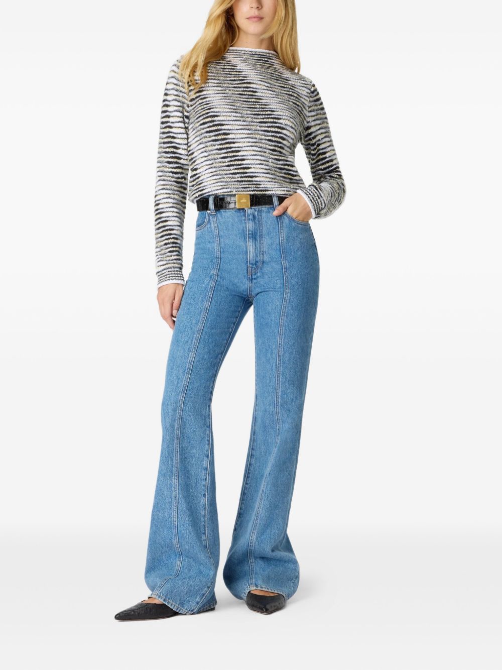 Missoni ミッソーニコットンブレンドストライプトップ - Image 7