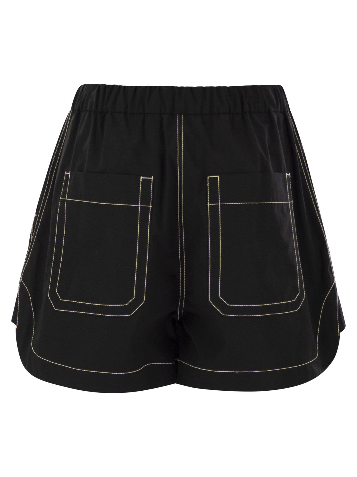 Sportmax SportMax Lacrima Cotton Shorts - Image 7