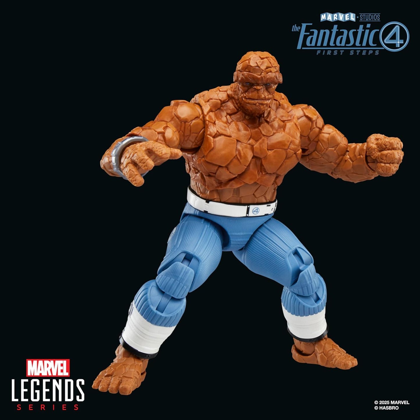 Hasbro Marvel Legends Series Marvel The Thing Fantastic 4: First Steps Ben Grim Movie Collection 6" Action Figure Toy G0802 Authentic