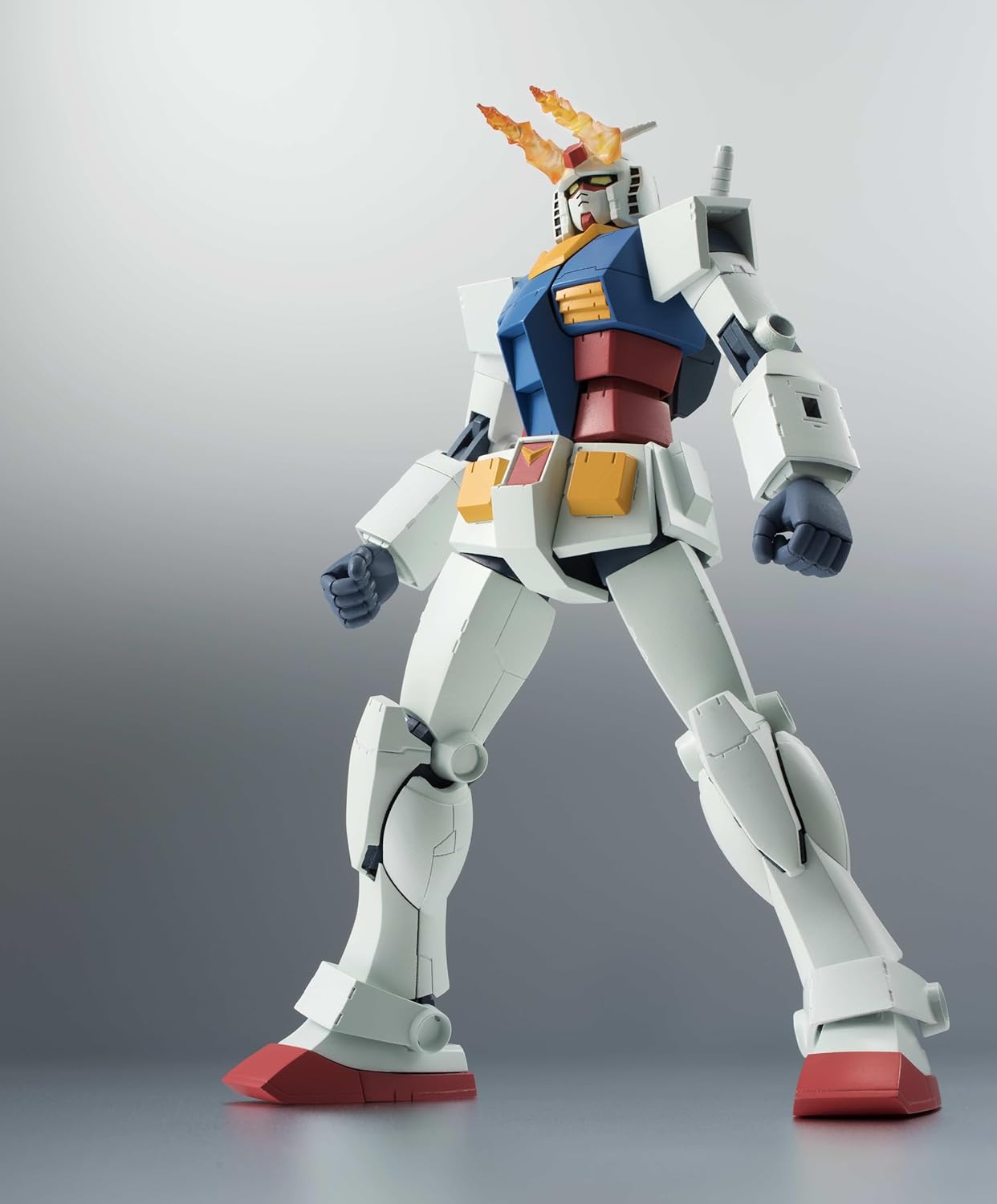 TAMASHII NATIONS ROBOT SPIRITS Mobile Suit Gundam RX-78-2 Gundam Ver. A.N.I.M.E. (Resale Version) Approx. 5 in (125 mm), Made of PVC & ABS, Painted, Articulated Movements Figurine