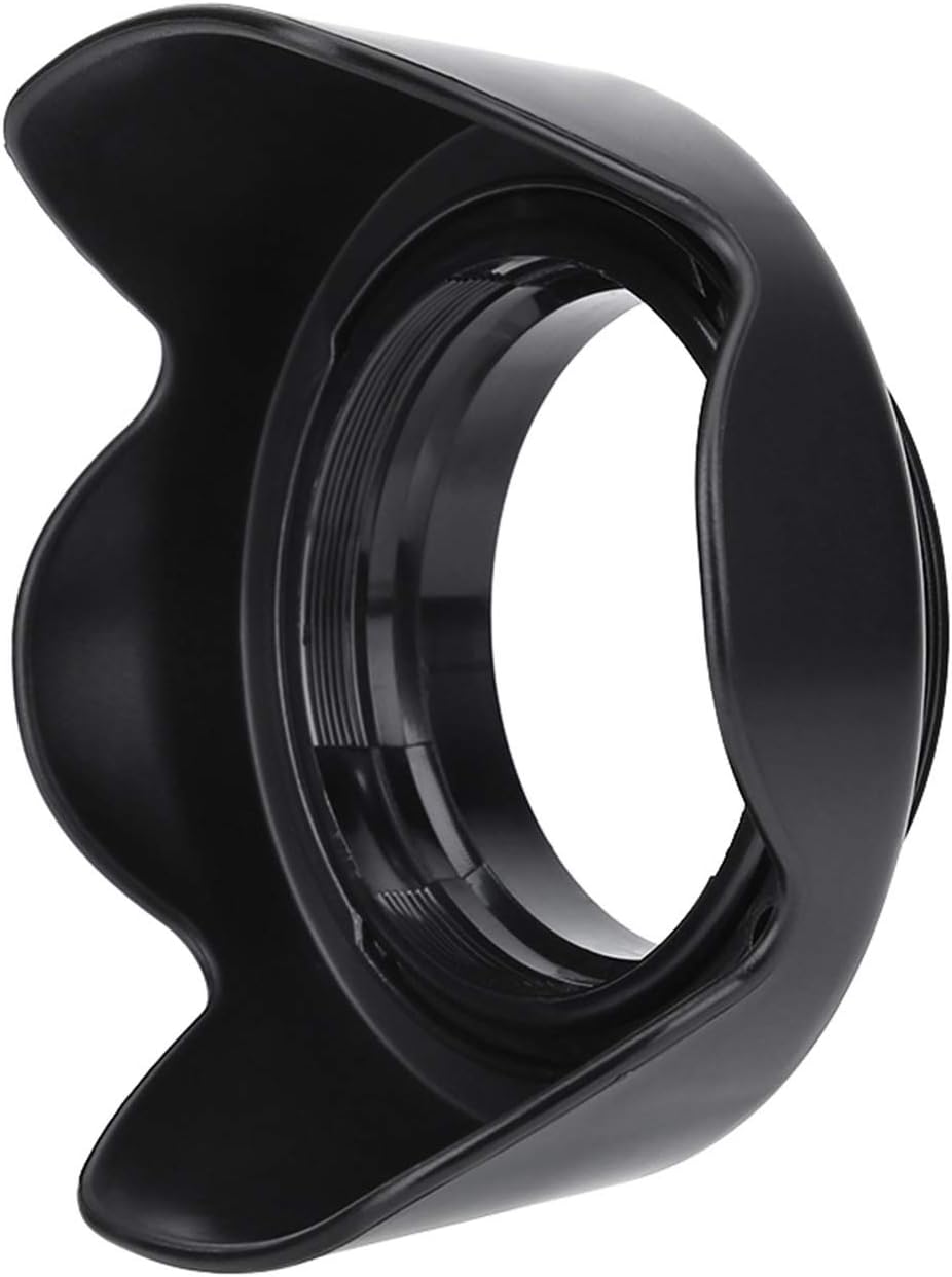 ES-62II Camera DSLR Lens Hood for Canon 50mm f/1.8 II with Lens Cap, for Nikon 50mm 1.8D Lens, Nikon 50mm 1.4D Lens